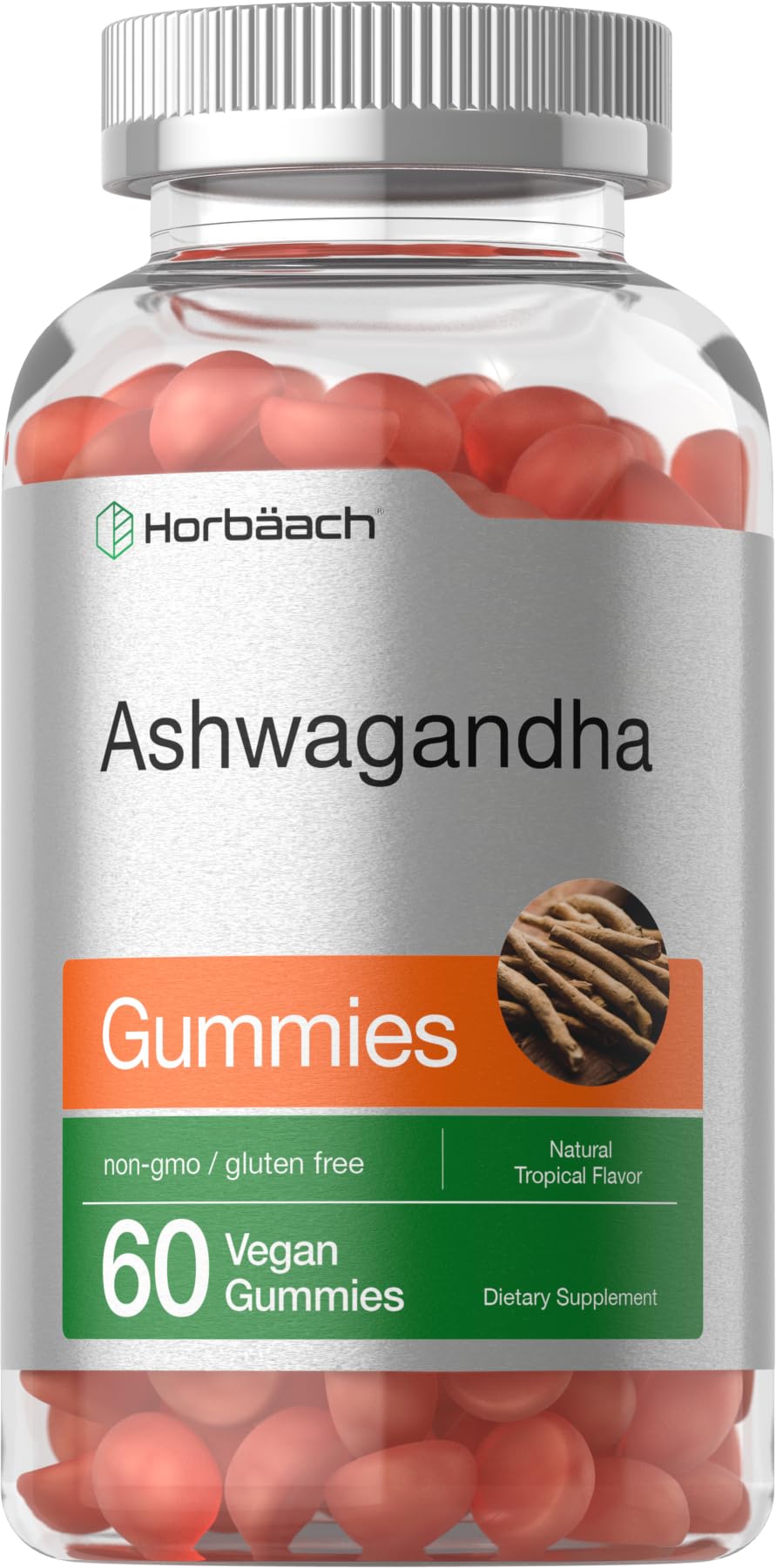 Foto 2 pulgar | Suplemento Horbaach Gomitas De Ashwagandha 60 Unidades Veganas - Venta Internacional