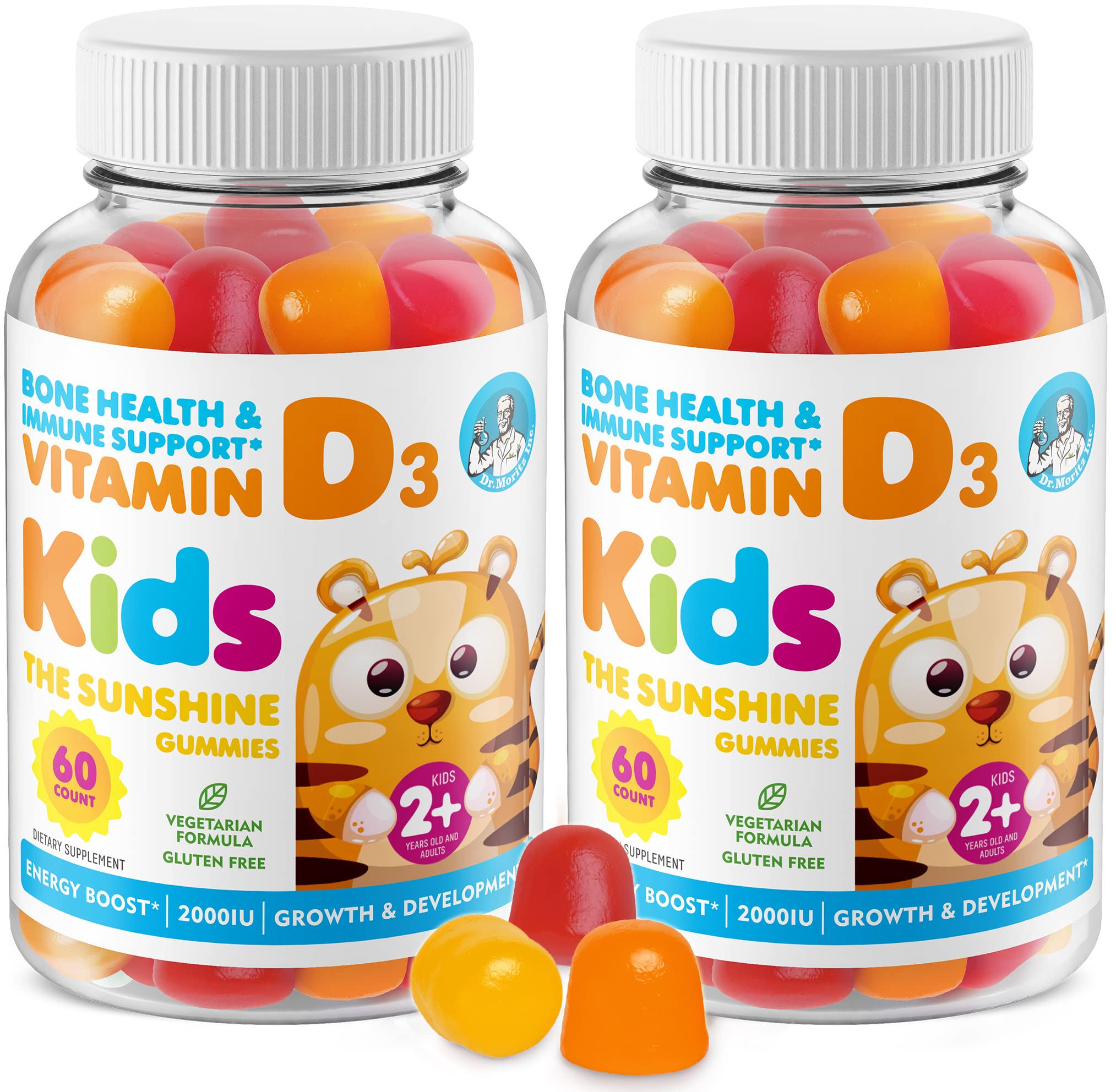 Foto 1 | Gomitas de Vitamina D Dr. Moritz 2000 Ui 60 unidades- Venta Internacional