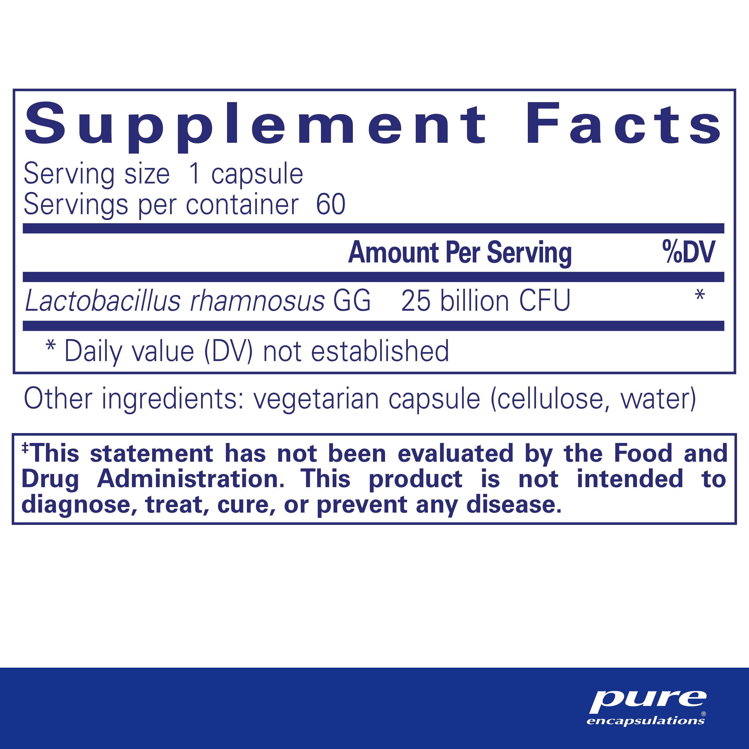 Foto 3 pulgar | Suplemento Puregg 25b de Pure Encapsulations 60 Cápsulas - Venta Internacional