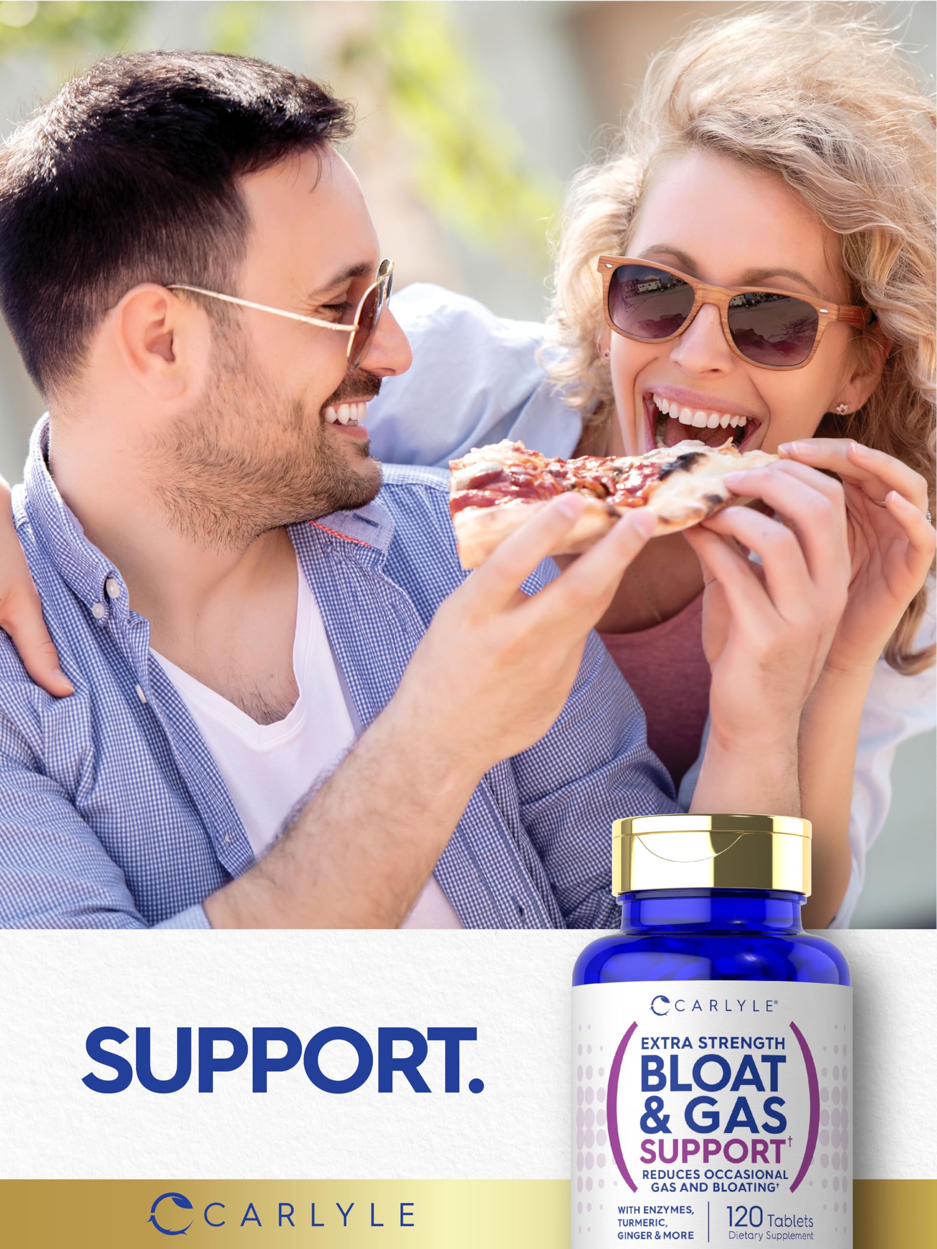 Foto 8 pulgar | Suplemento Carlyle Bloat & Gas Support 120 Comprimidos - Venta Internacional