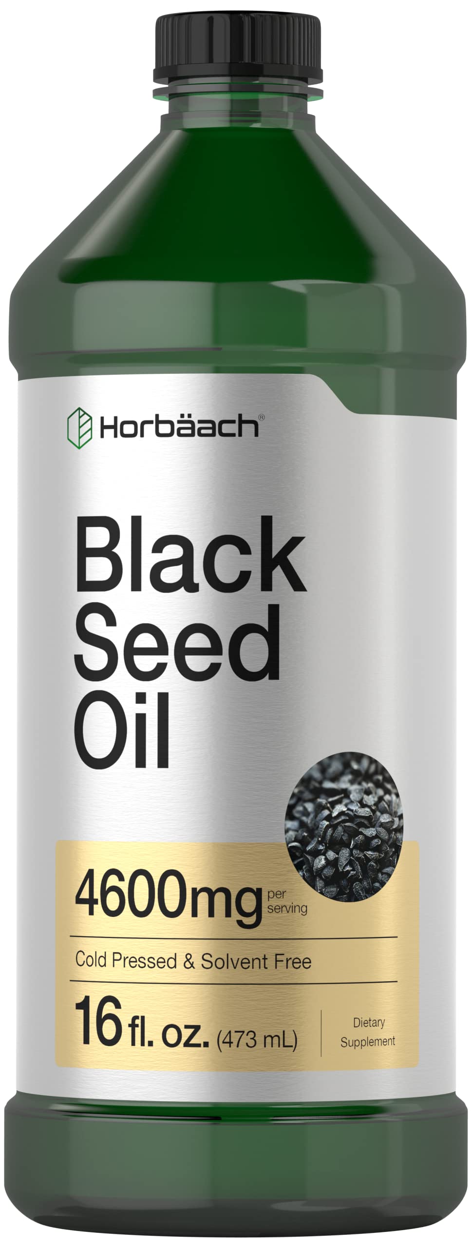 Foto 1 | Suplemento de Aceite de Semilla Negra Horbäach 4600 Mg 460 Ml Prensado En Frío - Venta Internacional