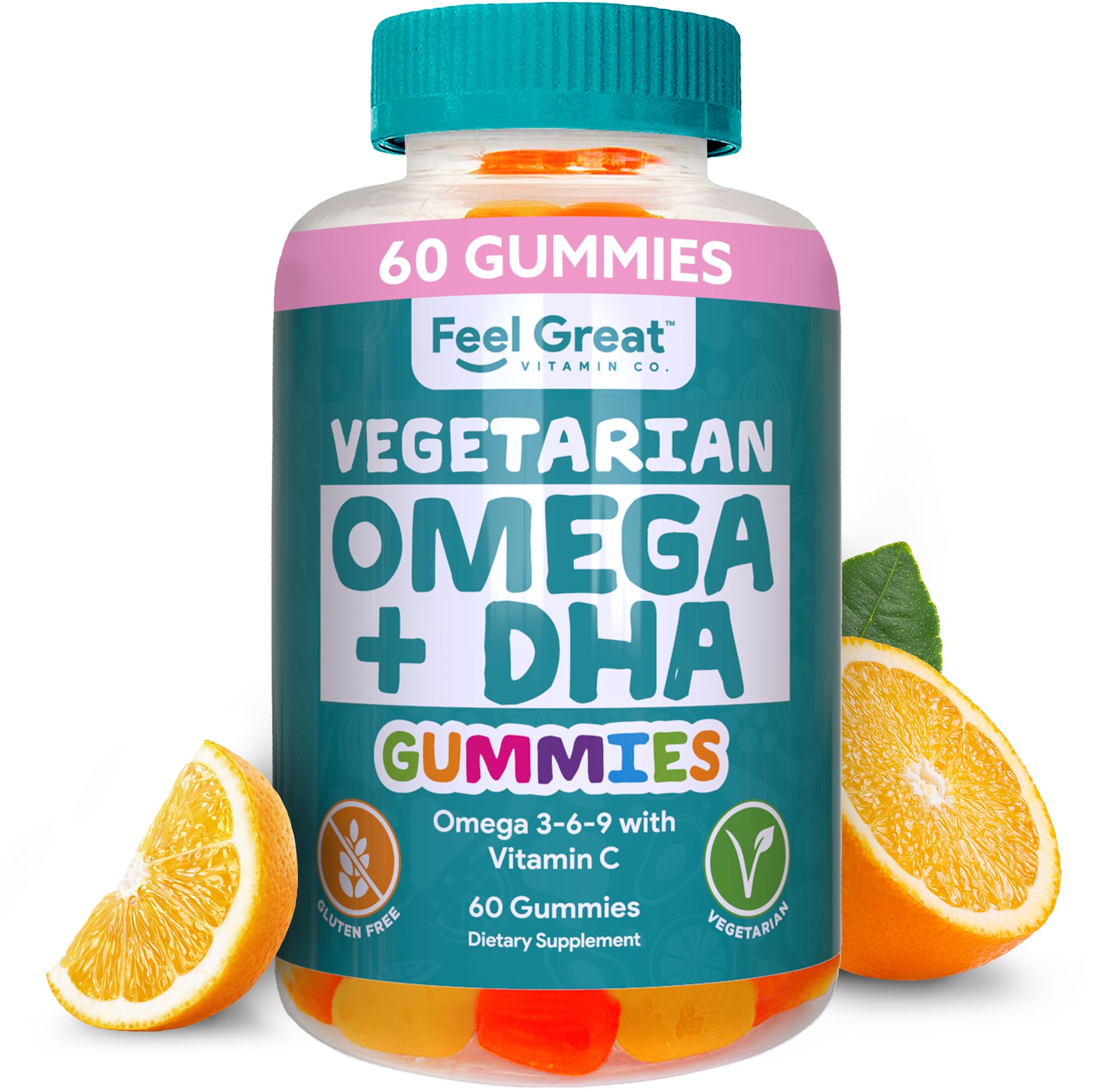 Foto 2 pulgar | Suplemento de Gomitas Feel Great Vitamin Co. Dha y Omega - Venta Internacional
