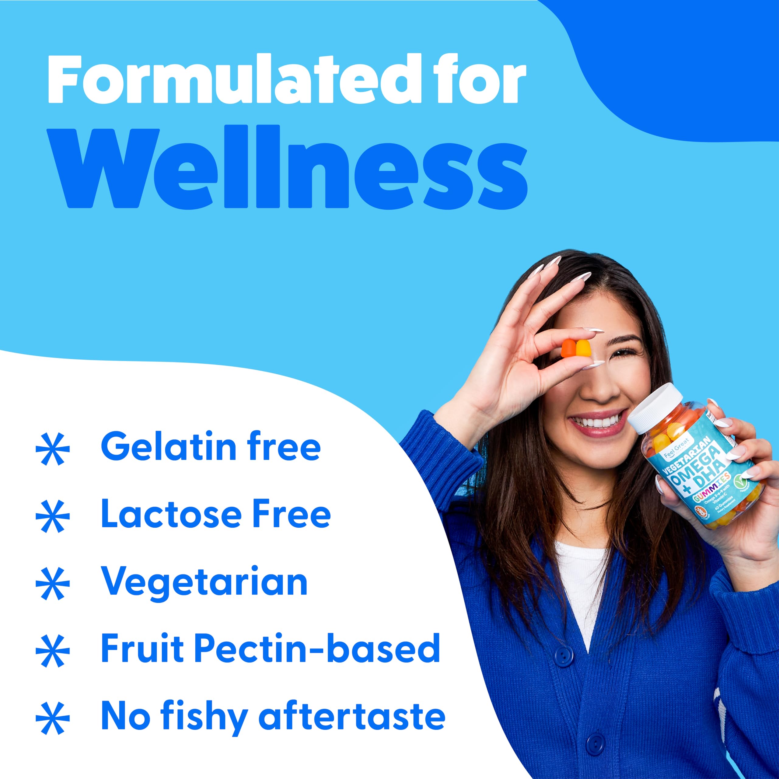 Foto 4 | Suplemento de Gomitas Feel Great Vitamin Co. Dha y Omega - Venta Internacional