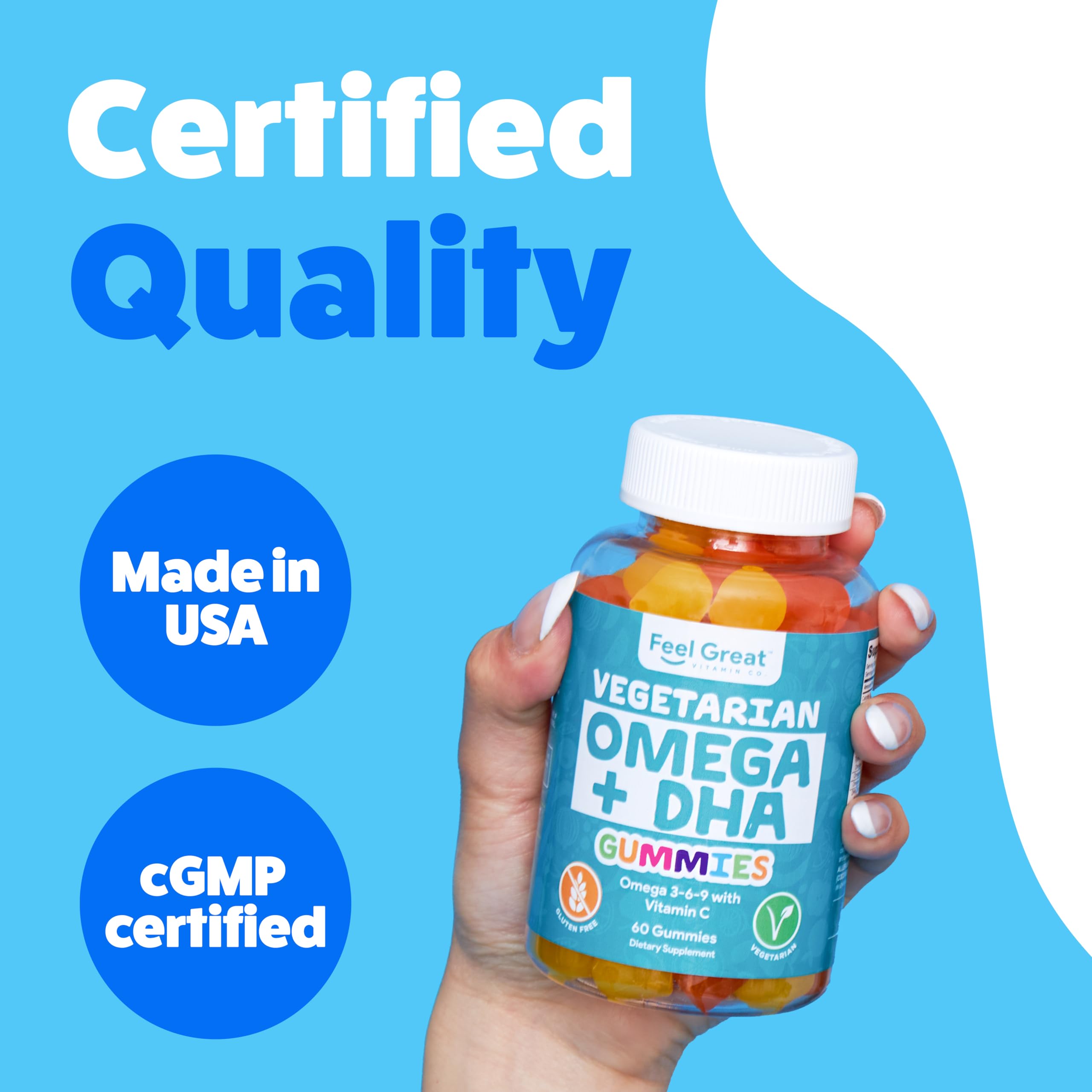 Foto 6 | Suplemento de Gomitas Feel Great Vitamin Co. Dha y Omega - Venta Internacional
