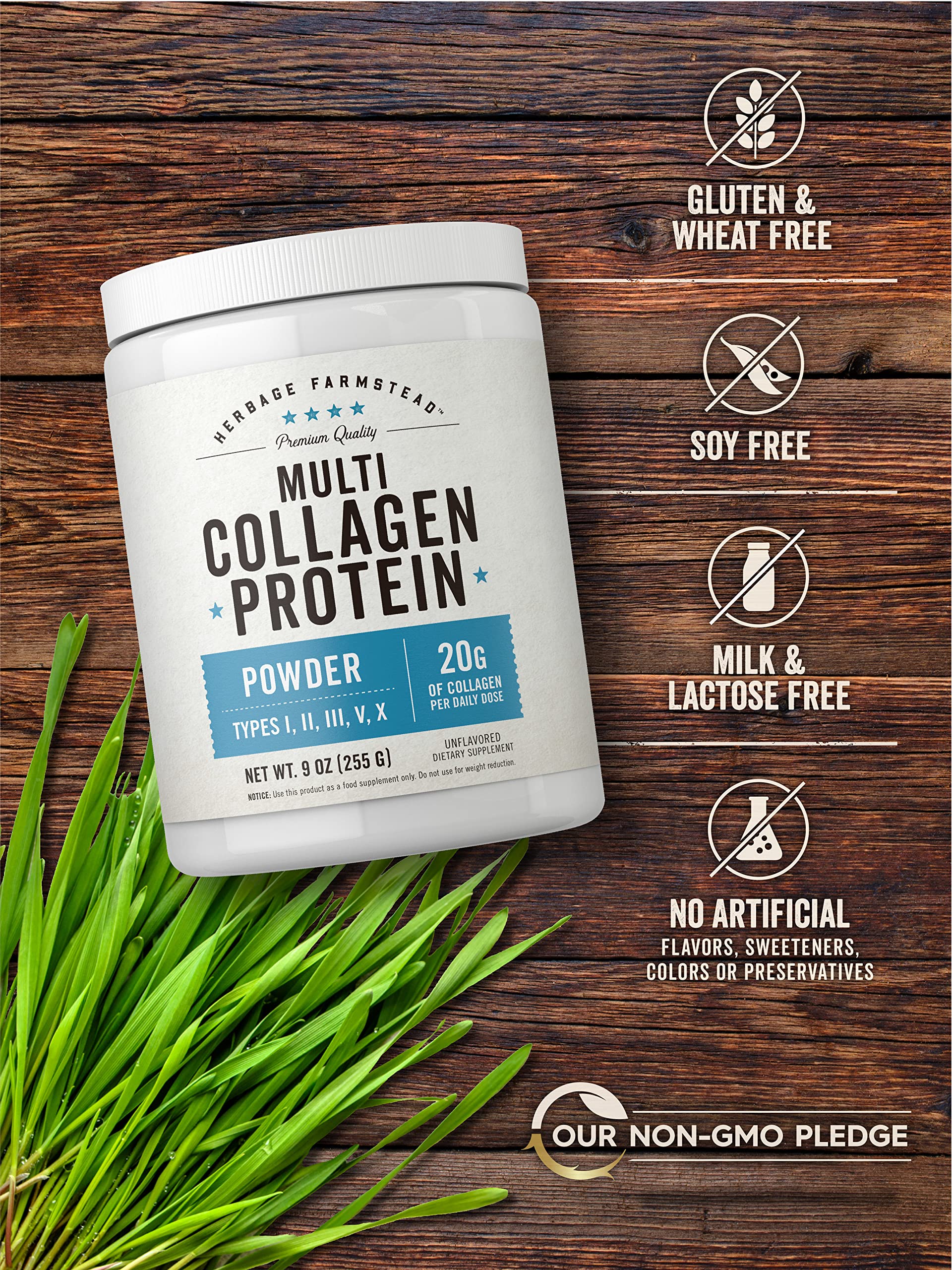 Foto 5 pulgar | Suplemento de Proteína Multicolágeno Herbage Farmstead 250 ml - Venta Internacional