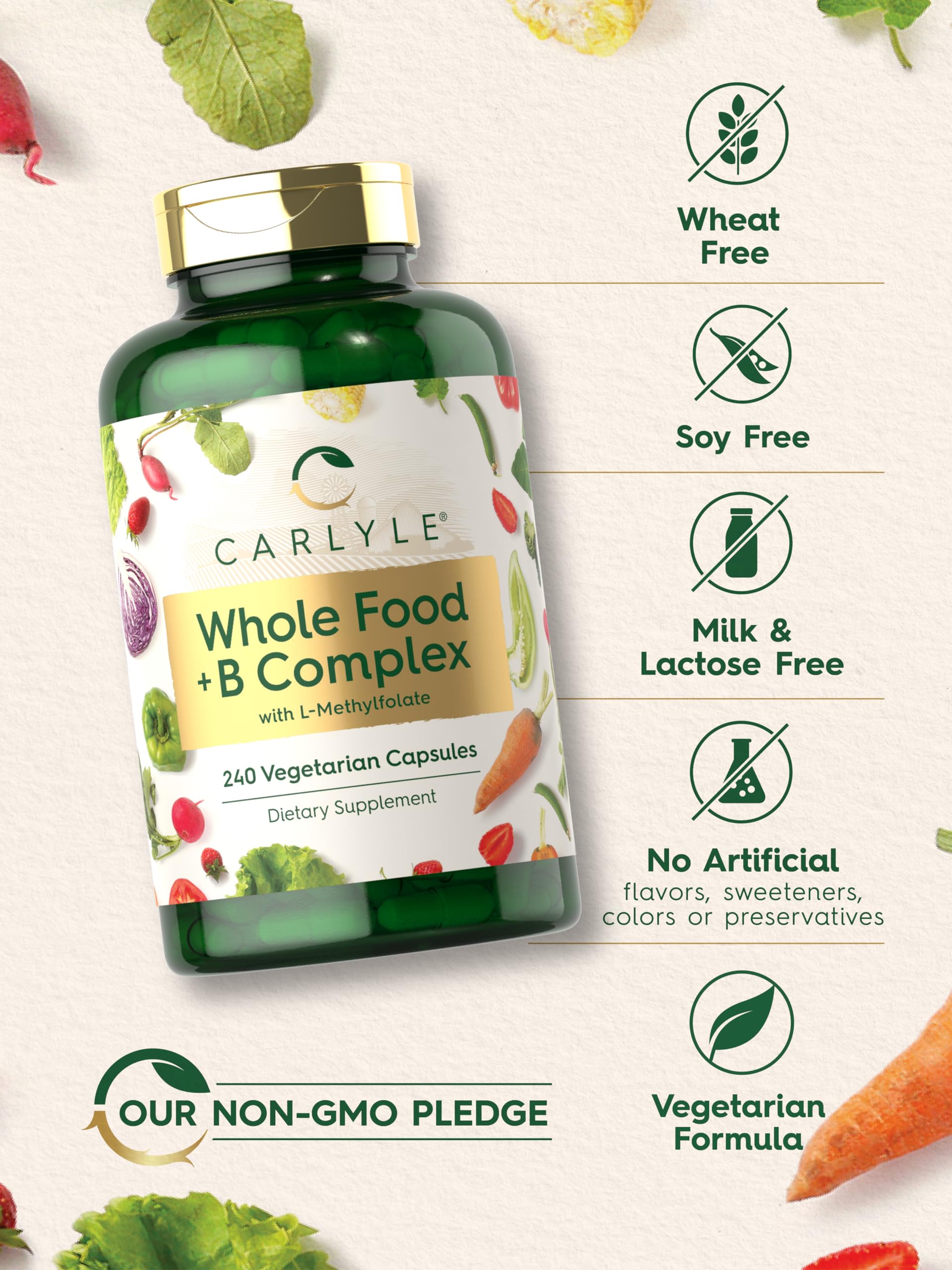 Foto 6 pulgar | Suplemento Multivitamínico Carlyle Whole Food 240 Cápsulas - Venta Internacional