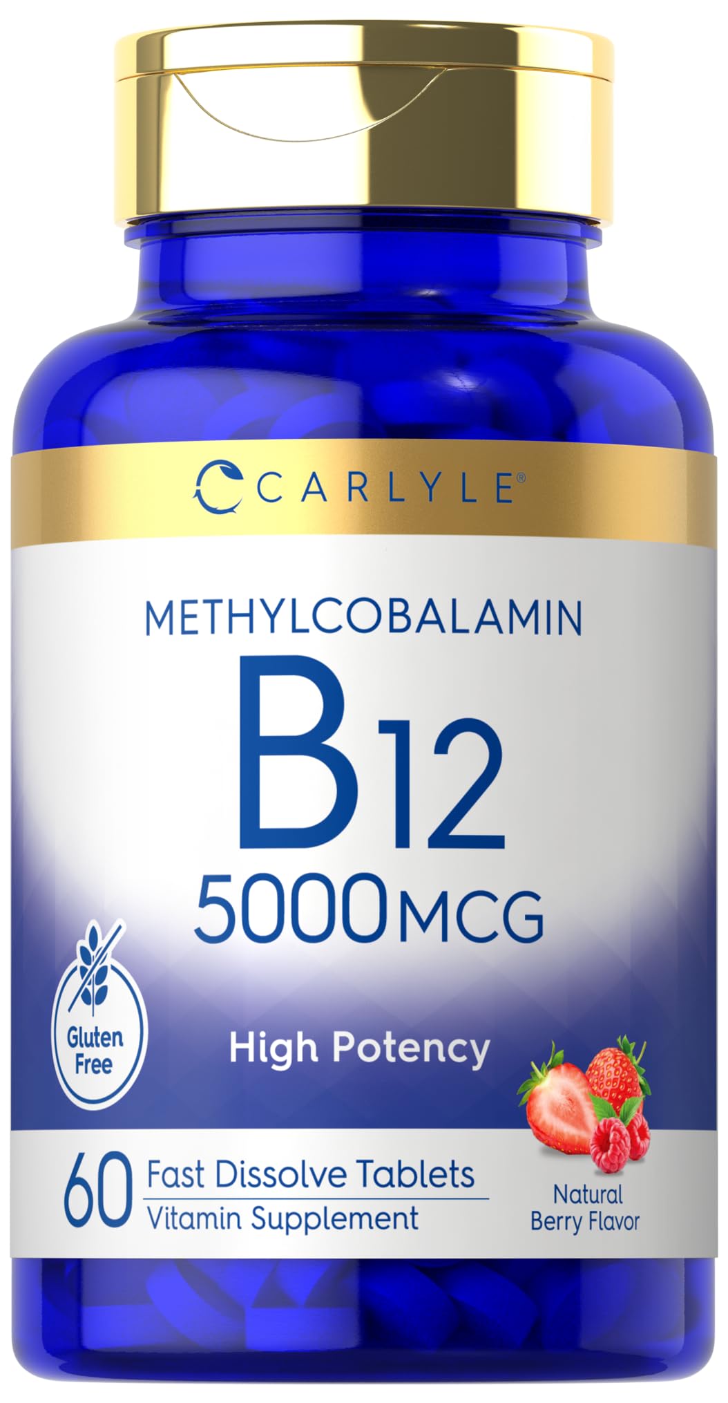 Foto 2 pulgar | Suplemento Carlyle de Metilcobalamina Y Vitamina B12 5000 Mcg, 60 Tabletas - Venta Internacional