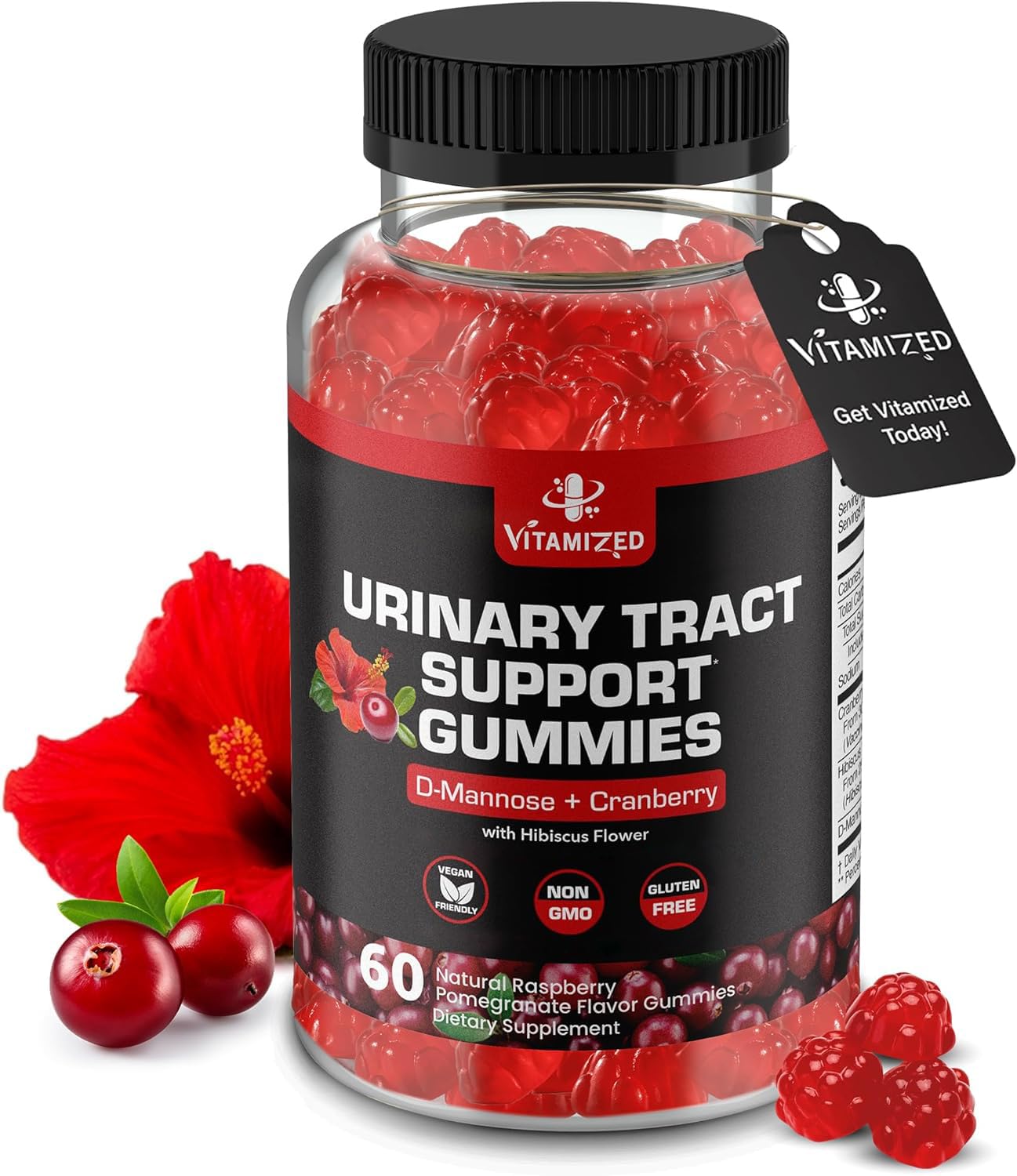 Suplementos: Potentes Gomitas de Arándano 1500 Mg 60 Unidades Vitaminadas - Venta Internacional