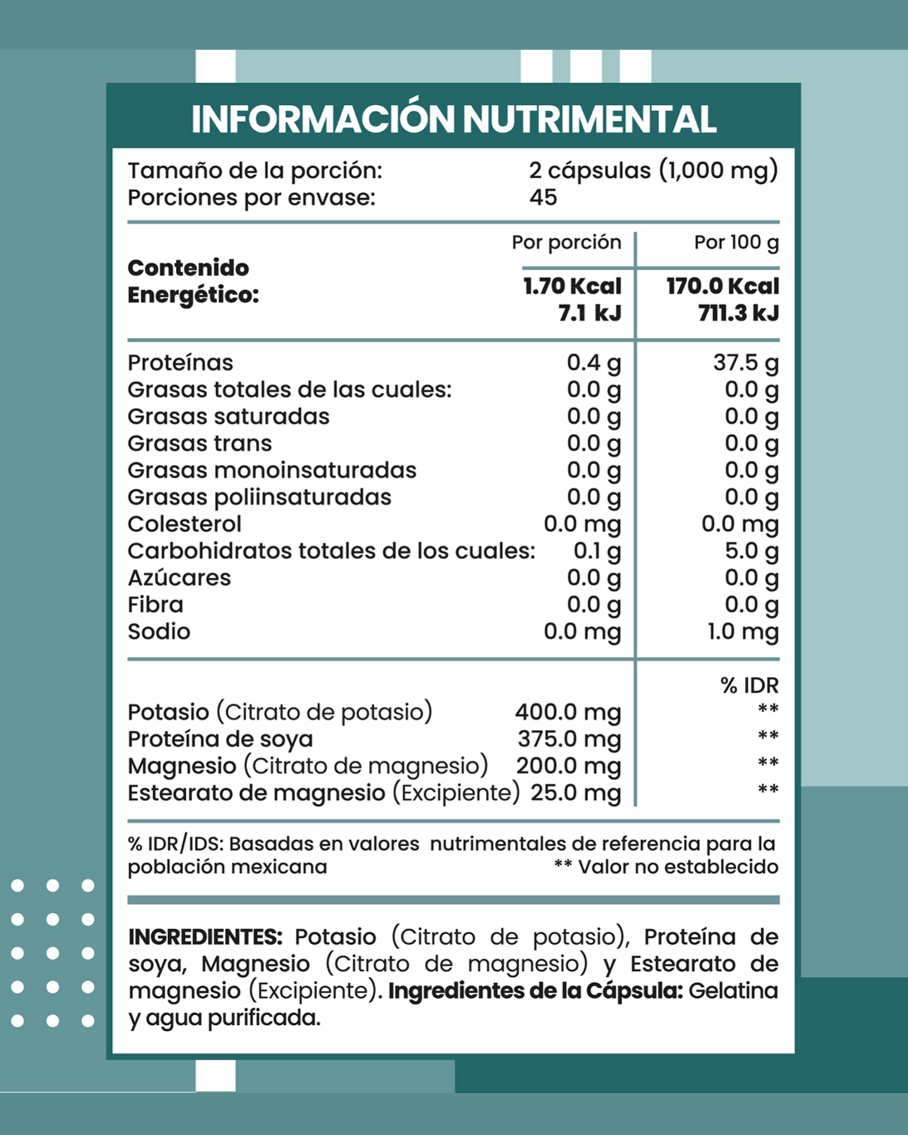 Foto 3 pulgar | Minerales Y Suplementos 3 Pack Flow Supplements - 270 Cápsulas Citrato De Potasio
