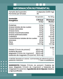 Foto 2 | Minerales Y Suplementos 3 Pack Flow Supplements - 270 Cápsulas Citrato De Potasio