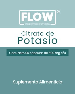 Foto 3 | Minerales Y Suplementos 3 Pack Flow Supplements - 270 Cápsulas Citrato De Potasio