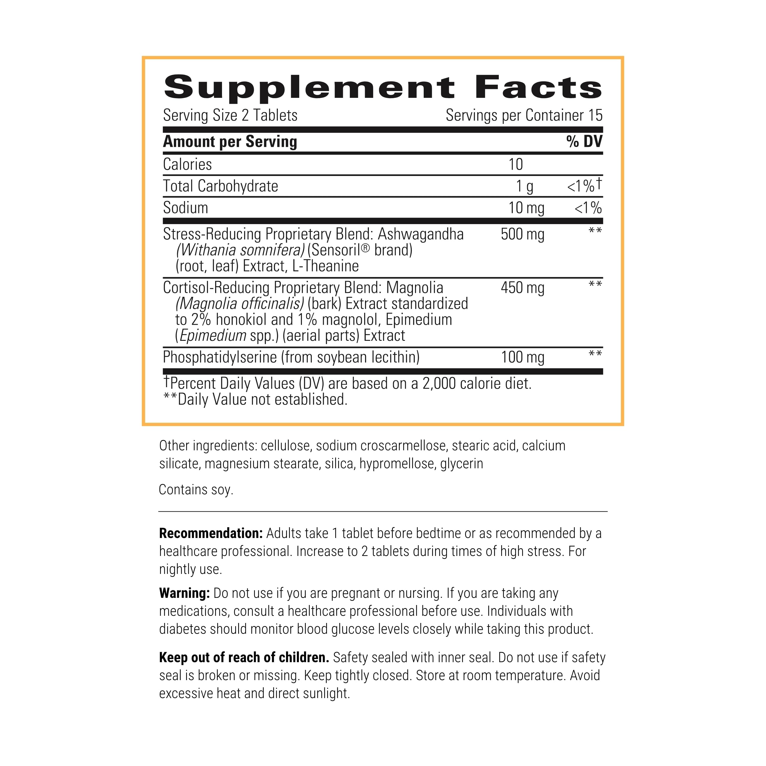 Foto 3 pulgar | Suplemento Integrative Therapeutics Cortisol Manager 30 Comprimidos - Venta Internacional