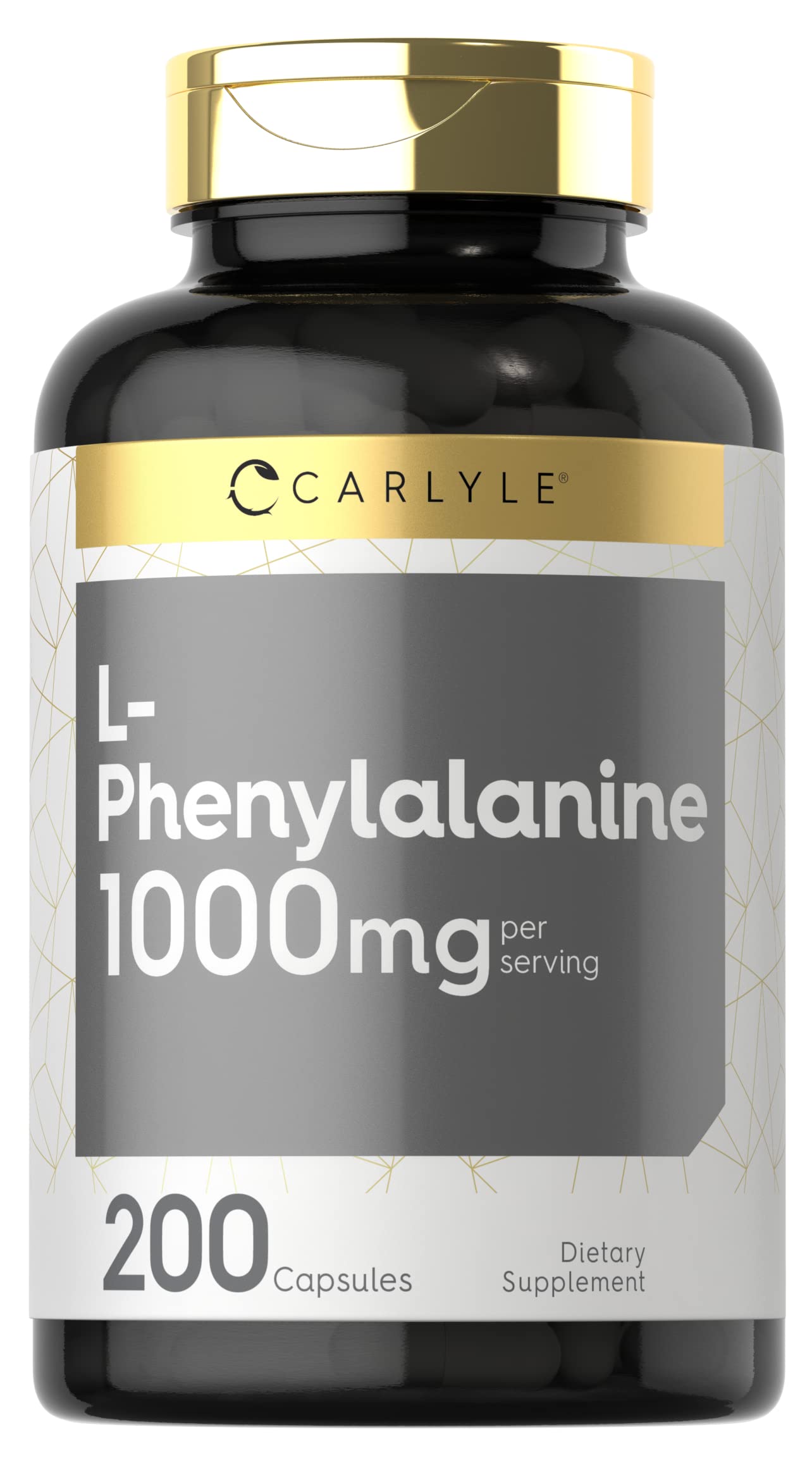 Suplemento Carlyle L-fenilalanina 1000 Mg 200 Cápsulas - Venta Internacional