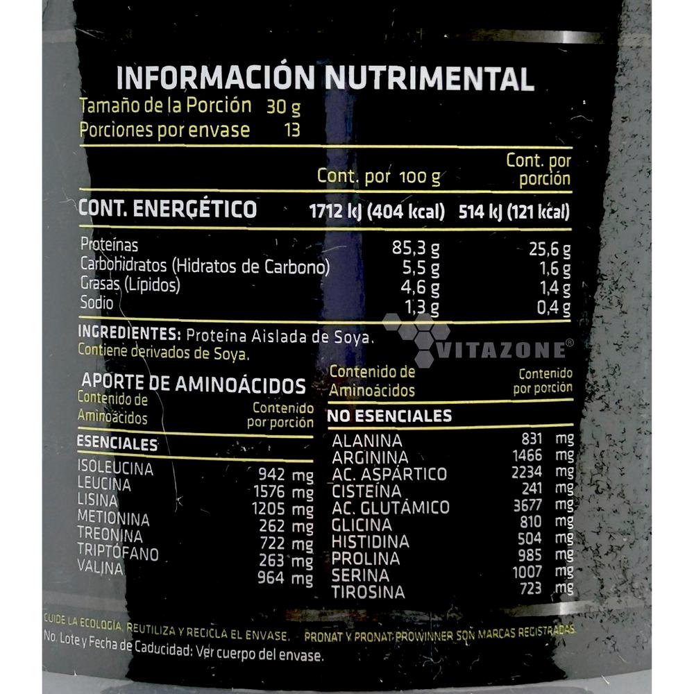 Foto 3 pulgar | Proteína de Soya 90 % Natural 400 G Prowinner
