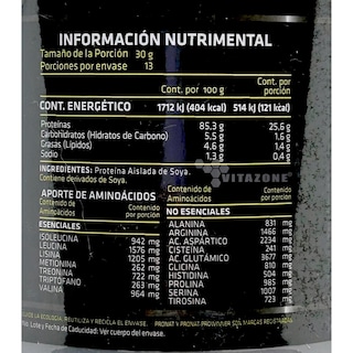 Foto 2 | Proteína de Soya 90 % Natural 400 G Prowinner