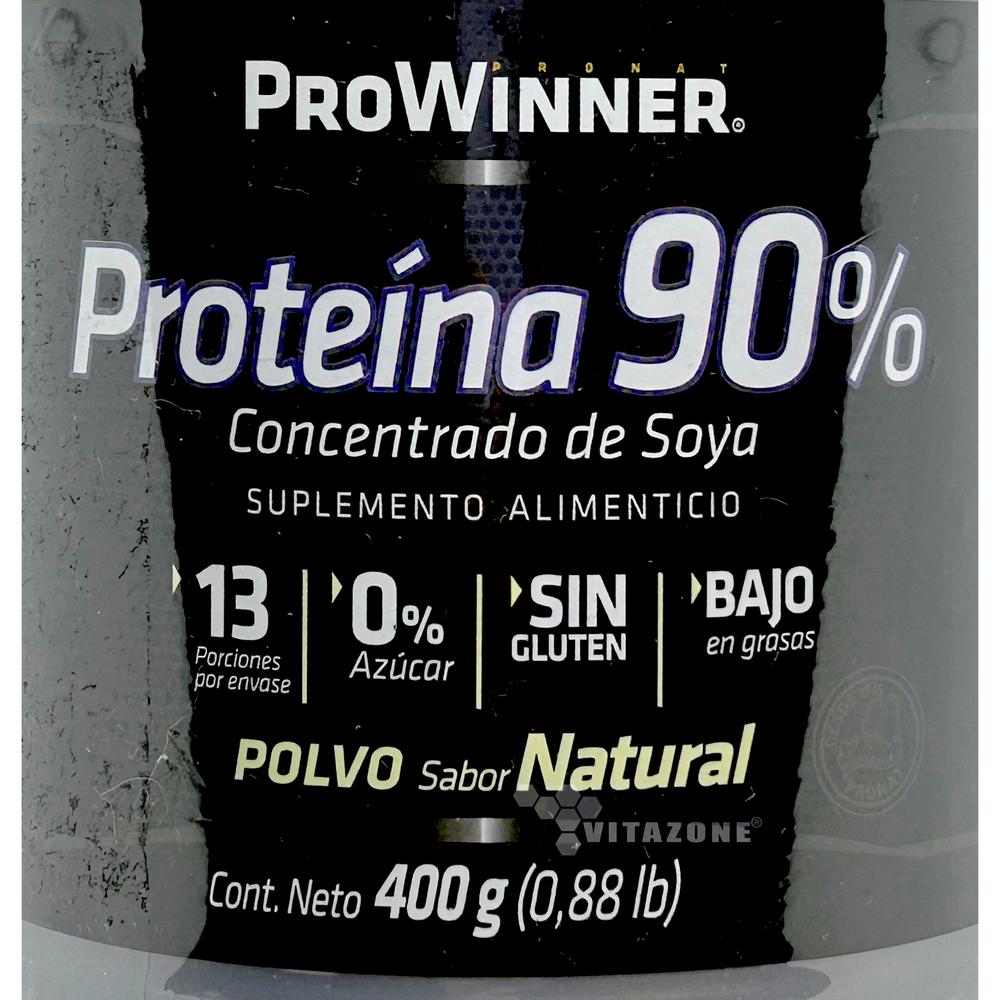 Foto 6 pulgar | Proteína de Soya 90 % Natural 400 G Prowinner