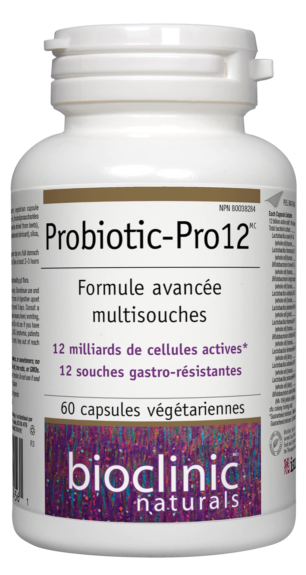 Foto 4 pulgar | Suplemento Bioclinic Probiotic Pro 12 60 Cápsulas- Venta Internaciona