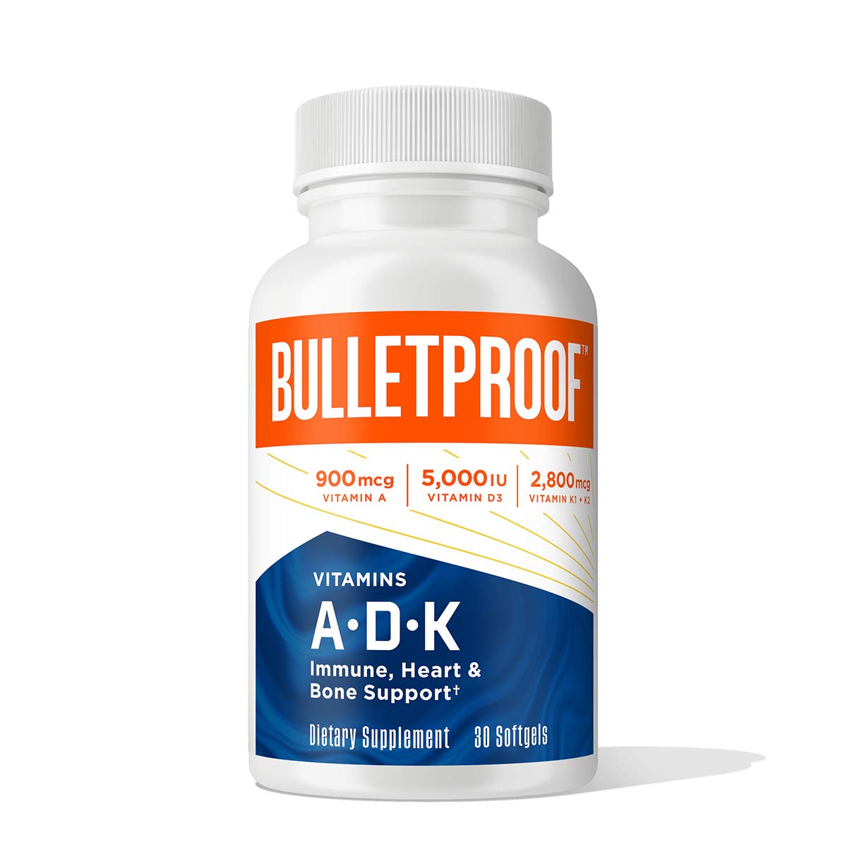Foto 2 pulgar | Suplemento Bulletproof Vitamins A-d-k en Cápsulas Blandas30 Unidades - Venta Internacional