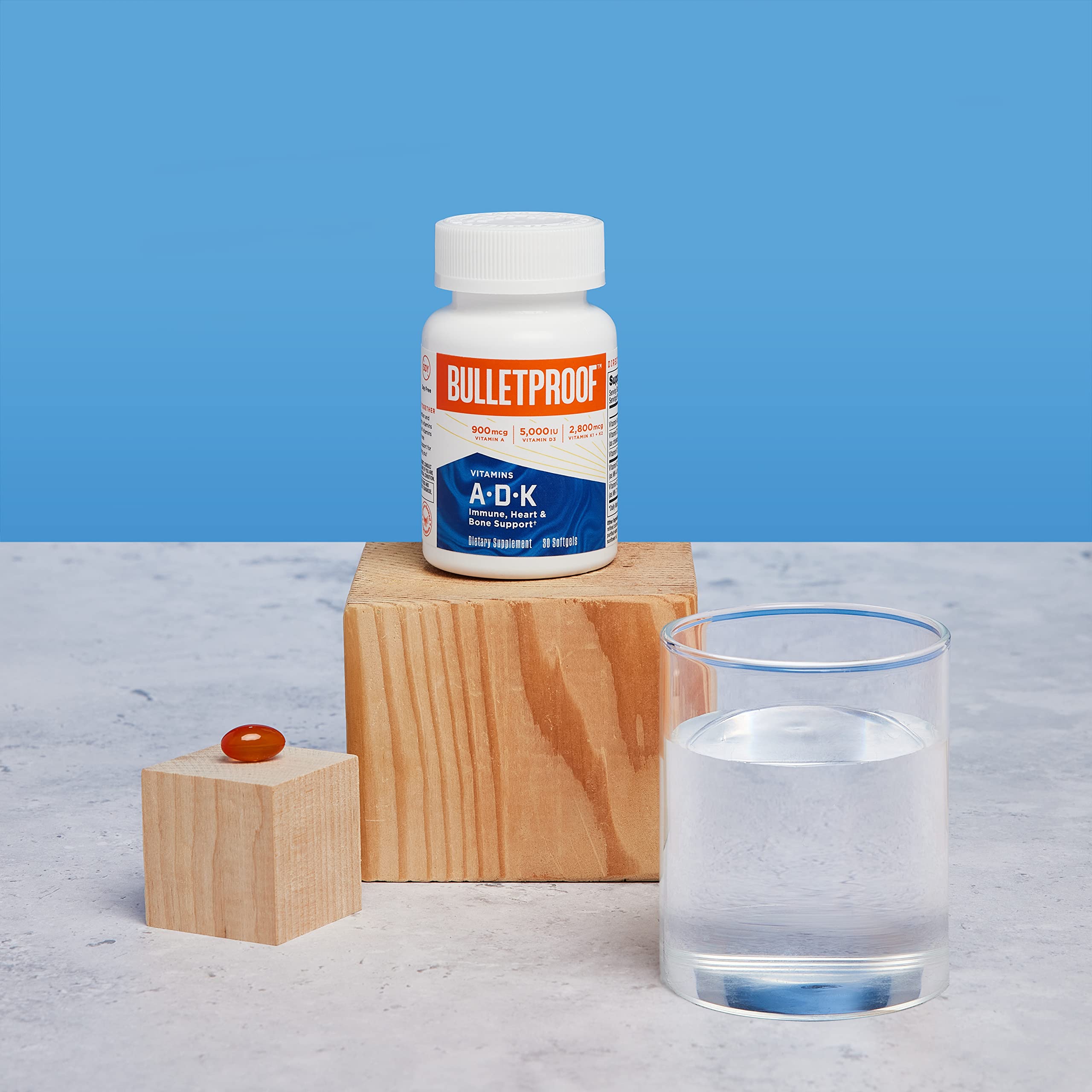 Foto 3 | Suplemento Bulletproof Vitamins A-d-k en Cápsulas Blandas30 Unidades - Venta Internacional