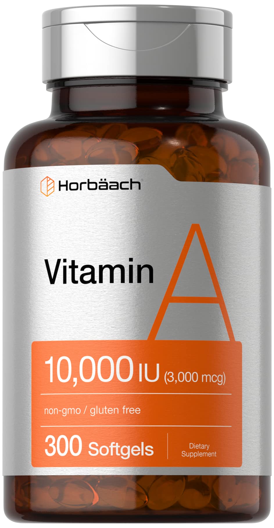Foto 2 pulgar | Suplemento Horbach de Vitamina A1000 Ui Cápsulas Blandas 300 Unidades - Venta Internacional