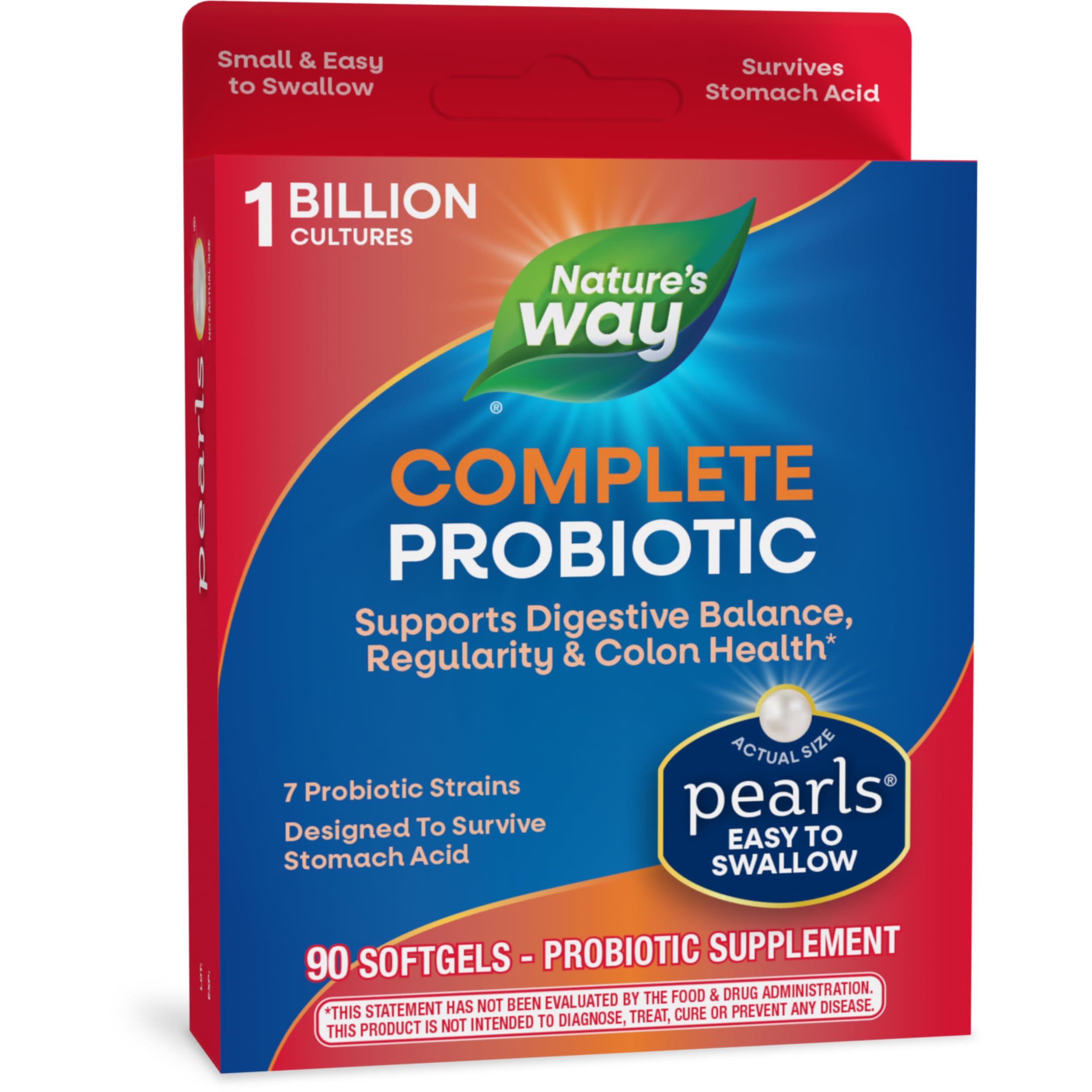Foto 2 pulgar | Suplemento Nature's Way Complete Probiotic Pearls 90 Cápsulas - Venta Internacional