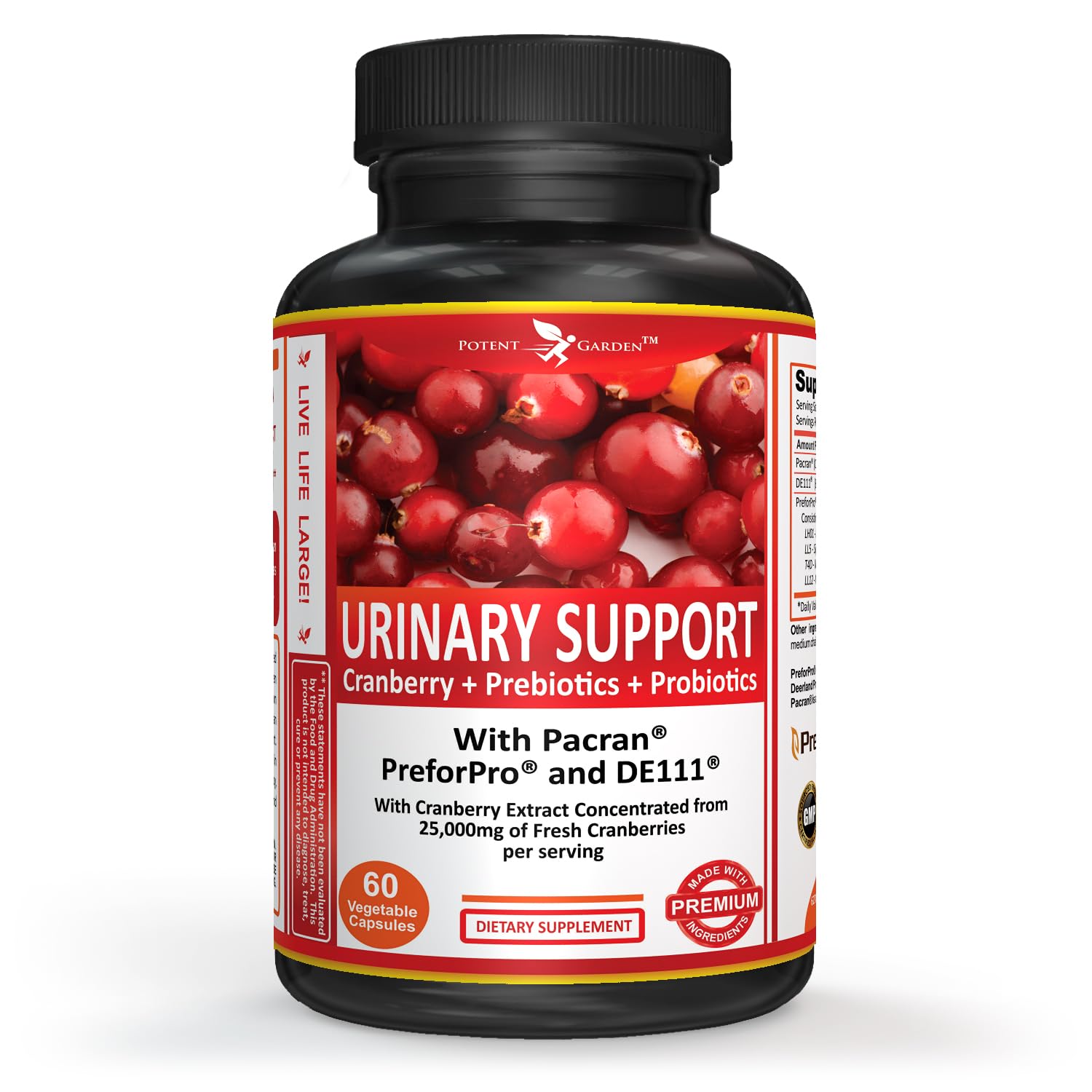 Foto 1 | Suplemento Potent Garden Urinary Support Women 60 Cápsulas - Venta Internacional