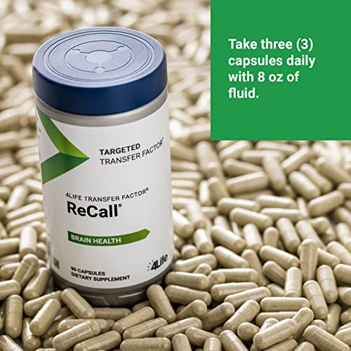 Foto 5 pulgar | Suplemento 4life Transfer Factor Recall Brain Support 90 Cápsulas - Venta Internacional