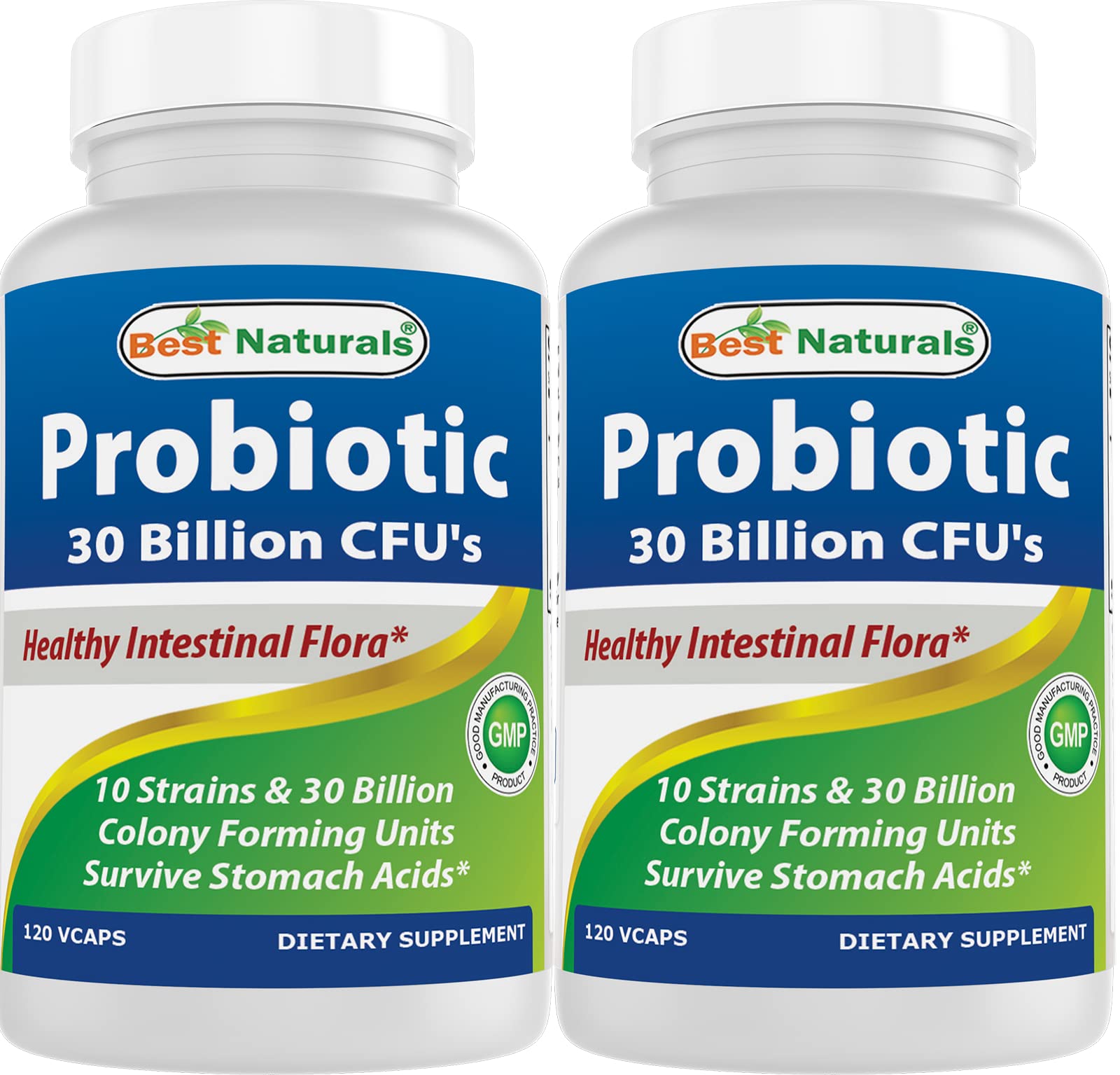 Foto 2 pulgar | Suplemento Best Naturals Probiotic 2 Paquetes de 120 Cápsulas-Venta Internacional