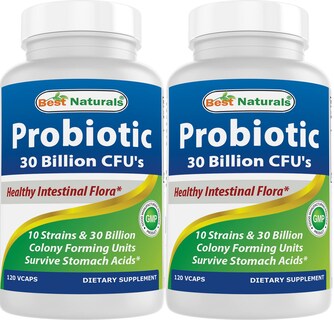 Foto 1 | Suplemento Best Naturals Probiotic 2 Paquetes de 120 Cápsulas-Venta Internacional