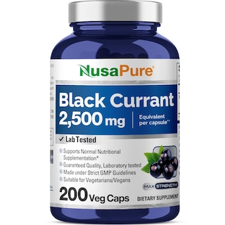 Foto 1 | Suplemento Nusapure Extracto de Grosella Negra 2500 mg 10:1 200 Cápsulas - Venta Internacional