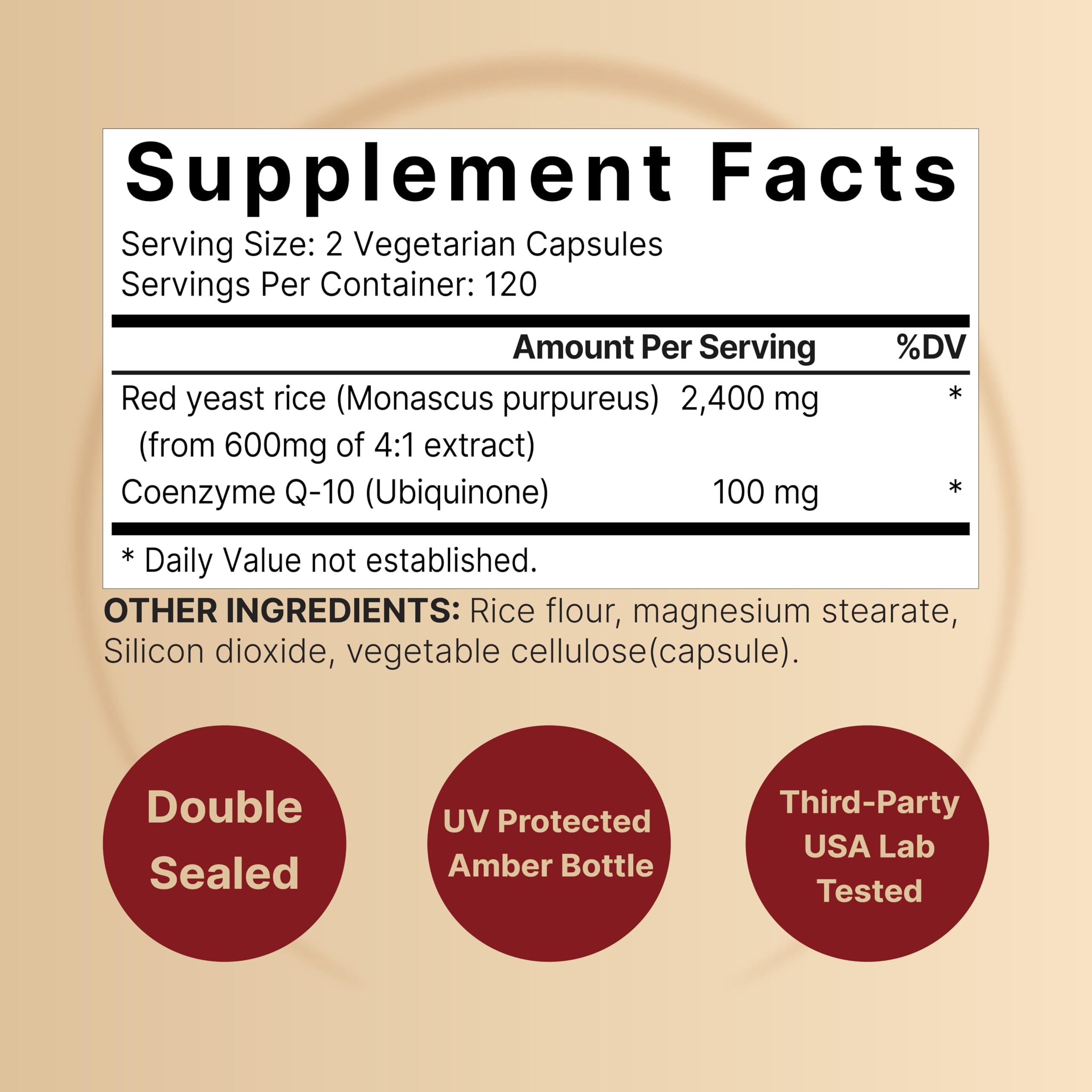 Foto 3 pulgar | Suplemento Naturebell Red Yeast Rice 240 Cápsulas-Venta Internacional
