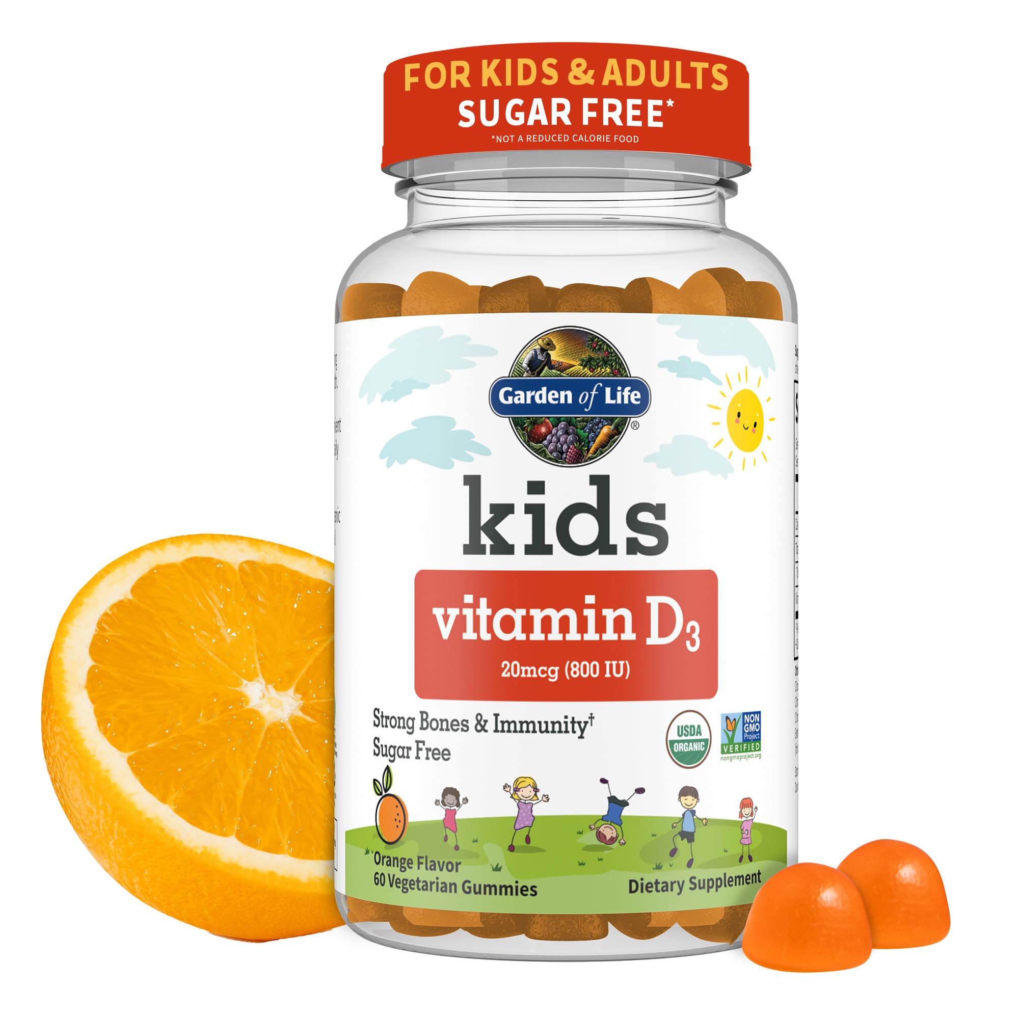 Foto 2 pulgar | Gomitas de Vitamina D3 Garden Of Life Kids 800 Ui 60 Porciones - Venta Internacional
