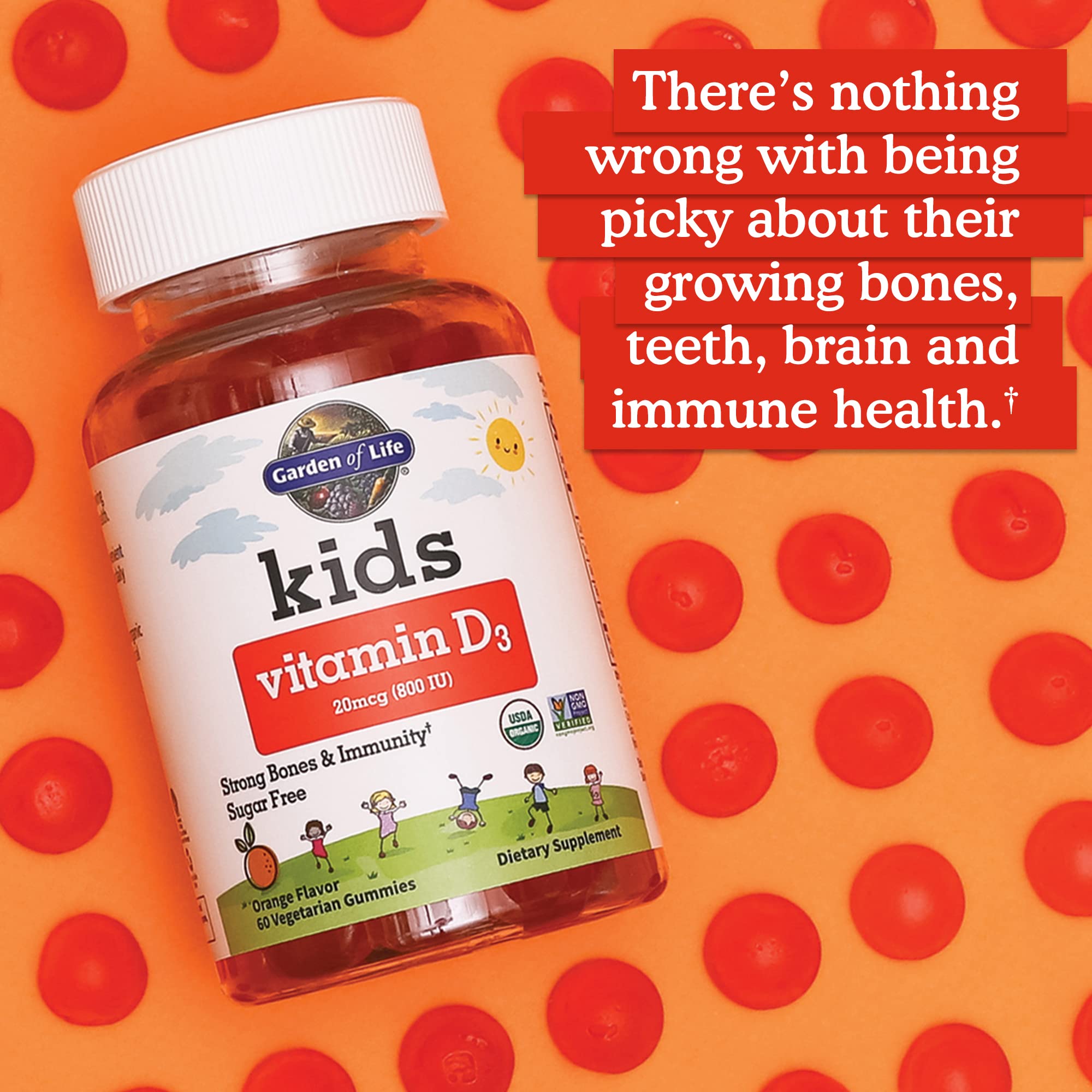 Foto 2 | Gomitas de Vitamina D3 Garden Of Life Kids 800 Ui 60 Porciones - Venta Internacional