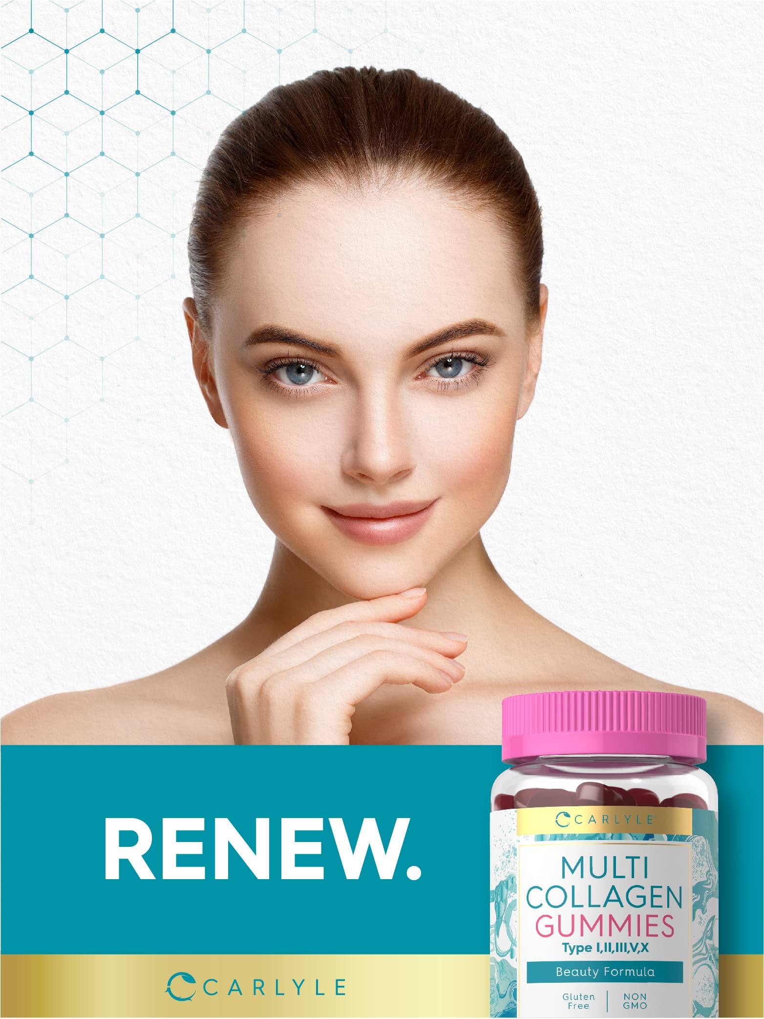 Foto 7 pulgar | Suplemento Carlyle Collagen Gummies 60 Unidades Mezcla de Bayas - Venta Internacional
