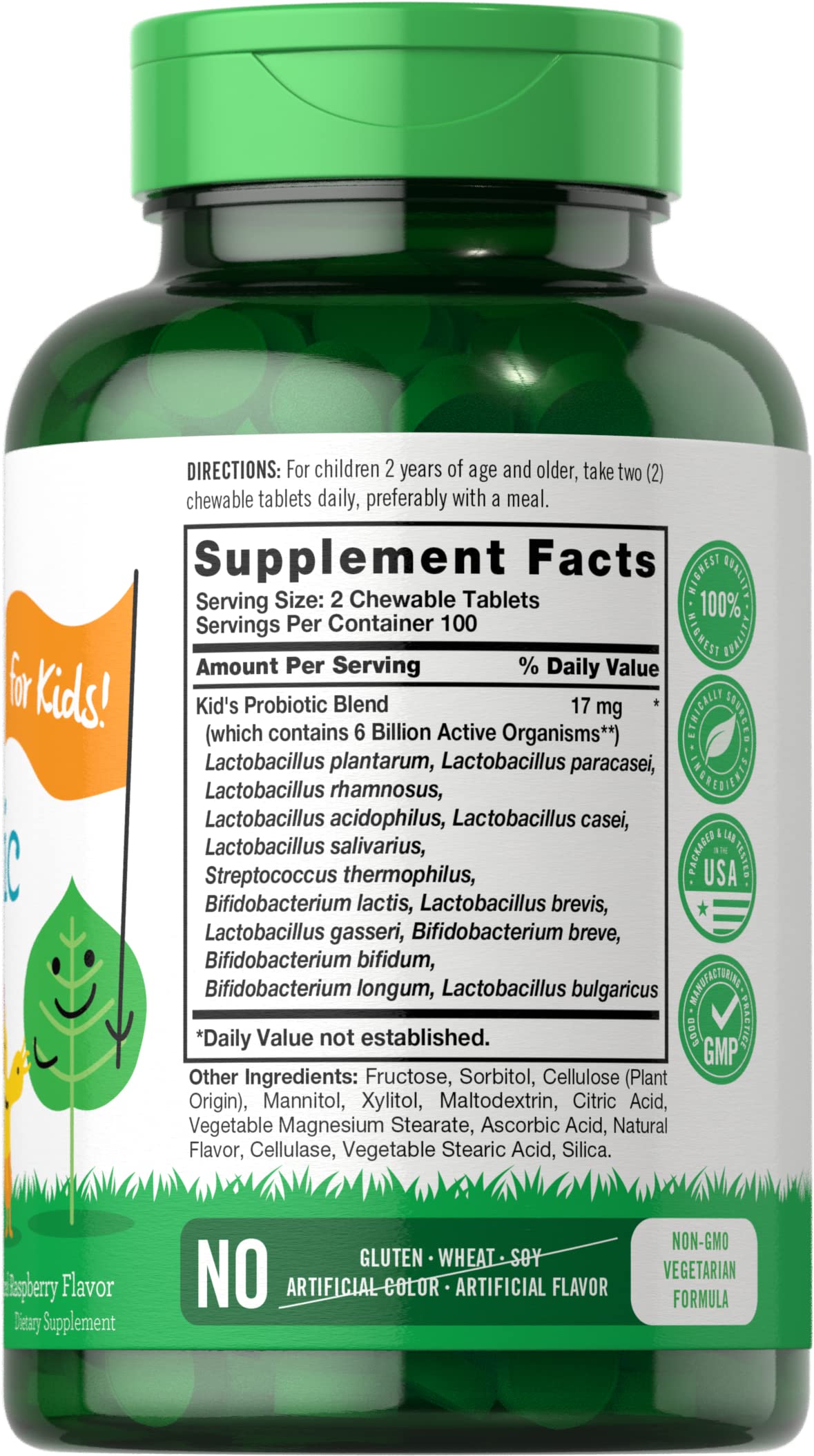 Foto 3 pulgar | Probióticos Carlyle Lil' Sprouts Kids 200 Tabletas 6 Mil Millones de Cfu - Venta Internacional