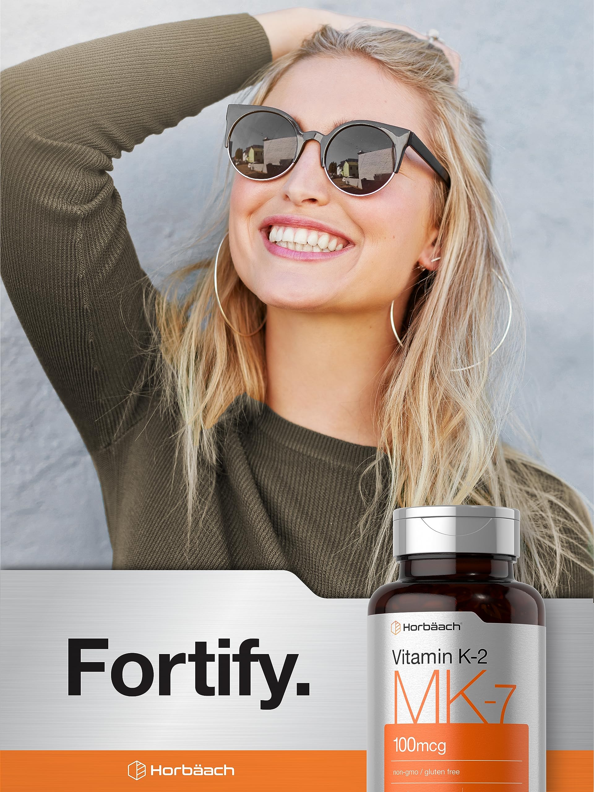 Foto 7 pulgar | Suplemento Horbäach Vitamina K2 Mk7 100 Mcg 250 Cápsulas- Venta Internacional