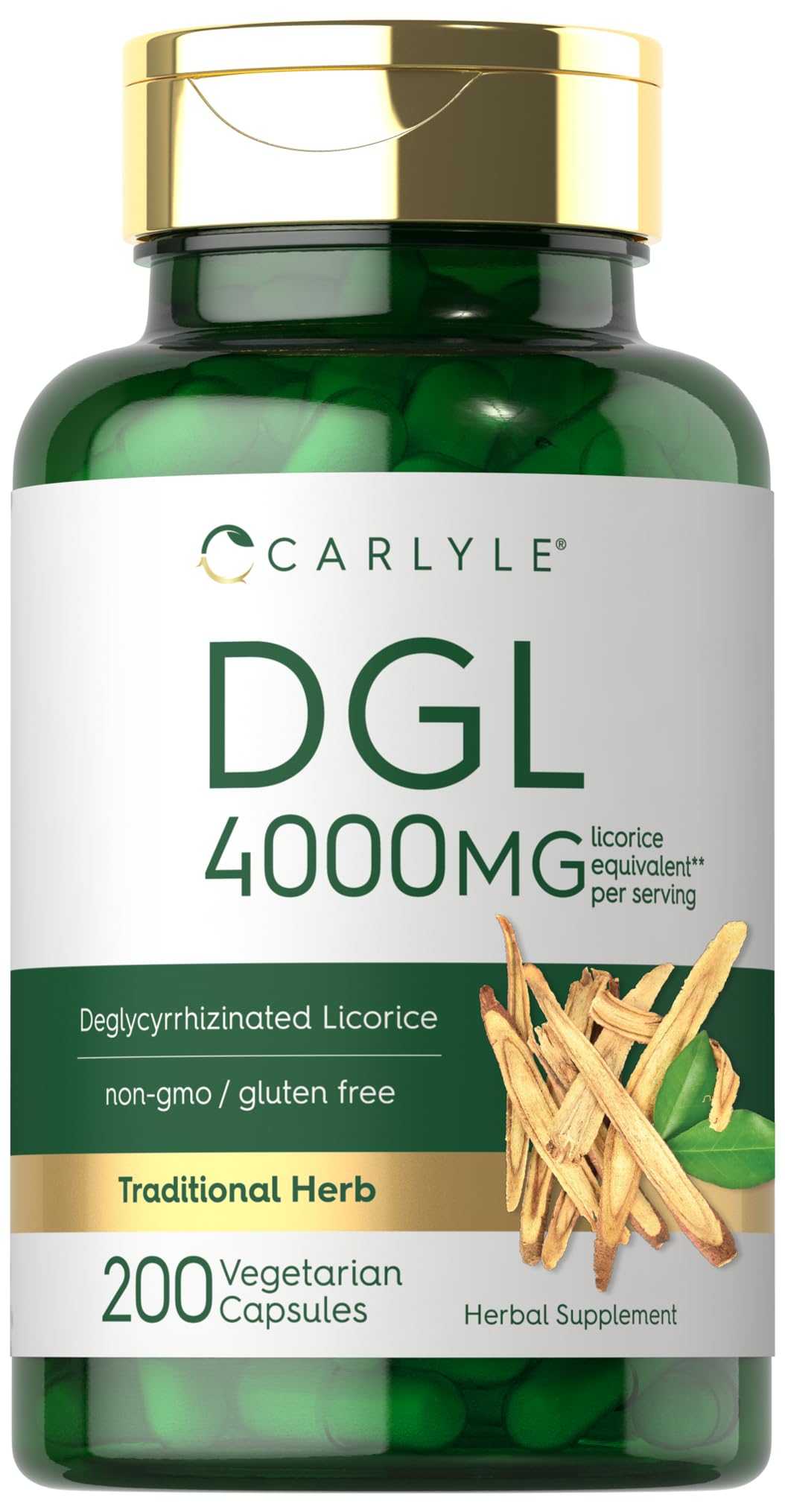 Foto 2 pulgar | Suplemento de Regaliz Deglicirricinado Carlyle Dgl 4000 Mg - Venta Internacional