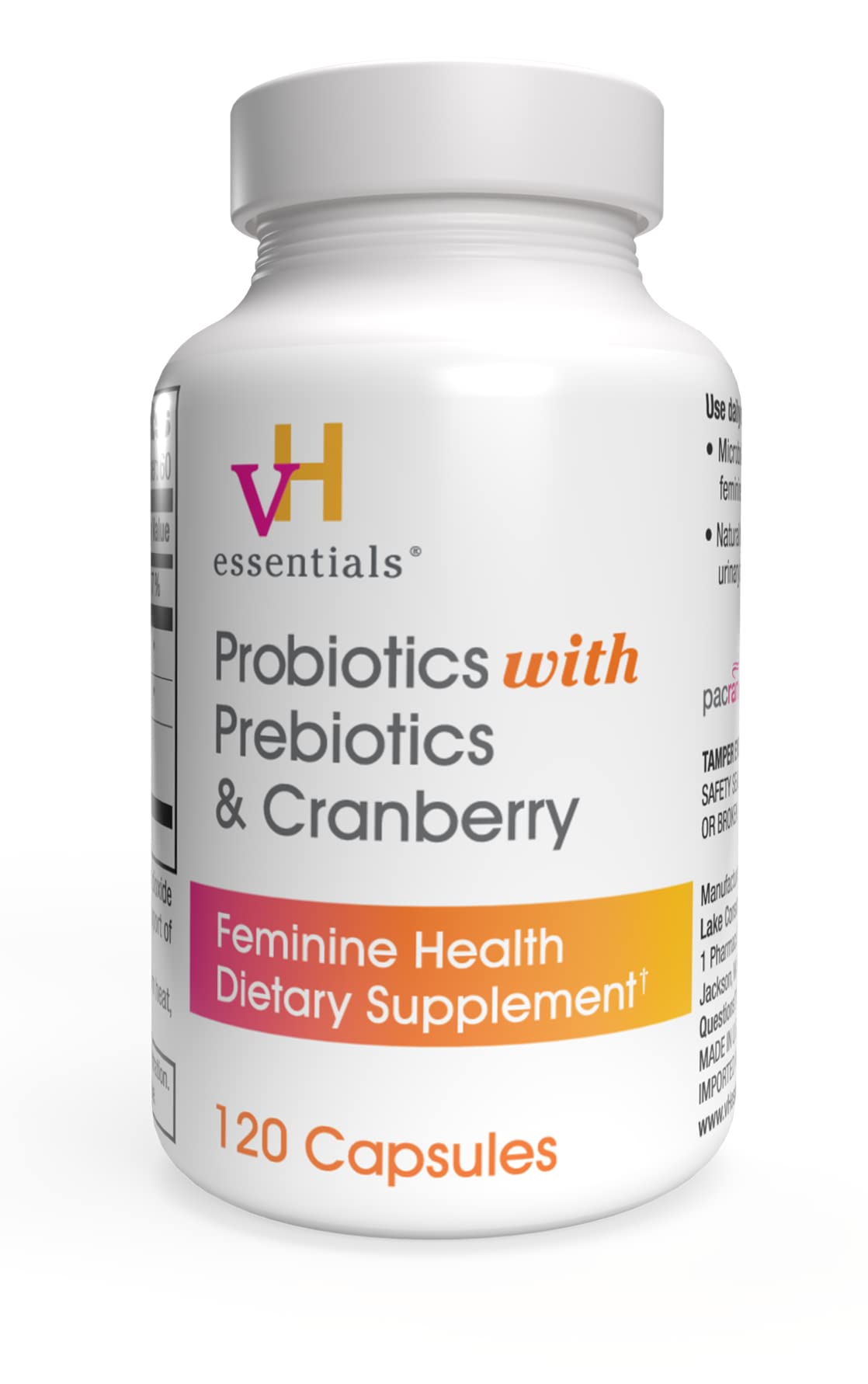 Probióticos Vh Essentials con Prebióticos y Arándanos - Venta Internacional