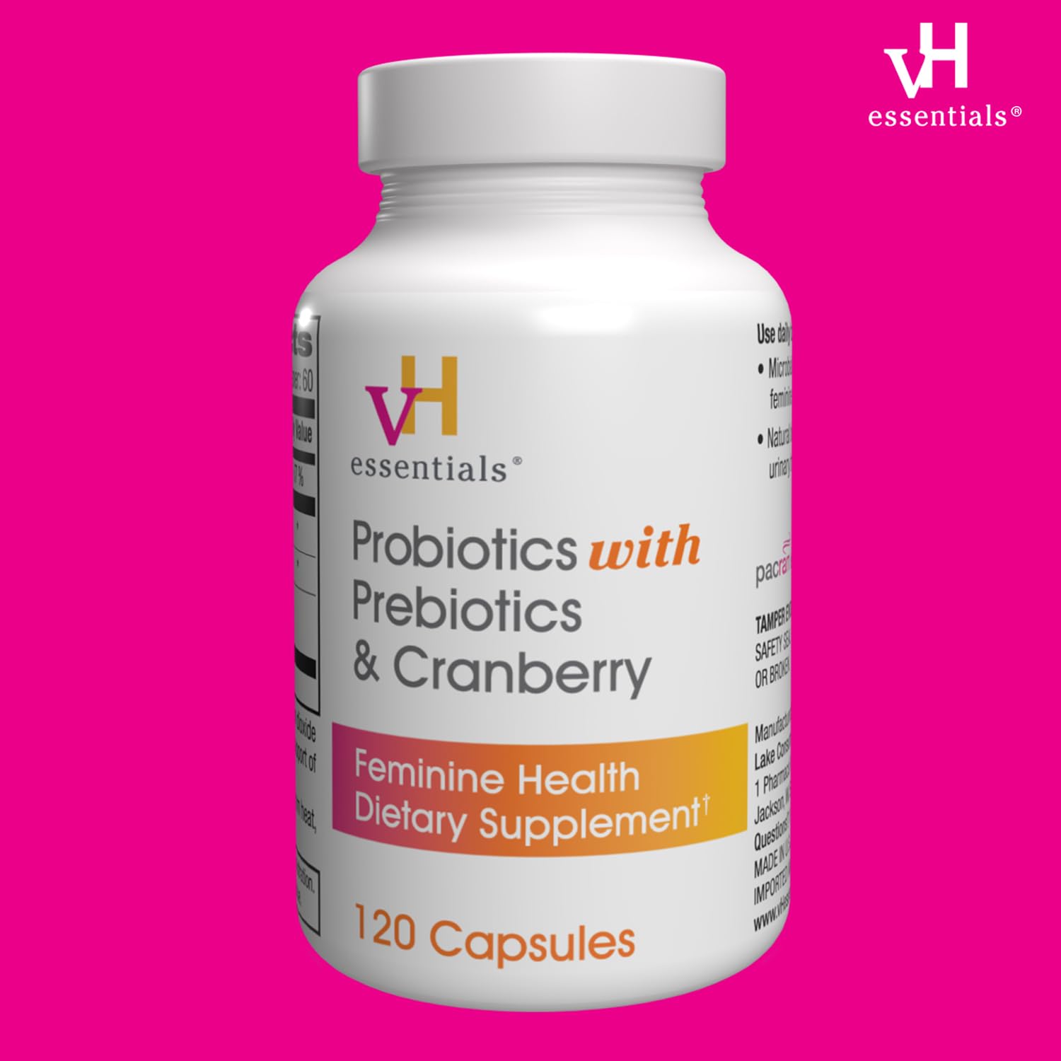 Foto 5 pulgar | Probióticos Vh Essentials con Prebióticos y Arándanos - Venta Internacional