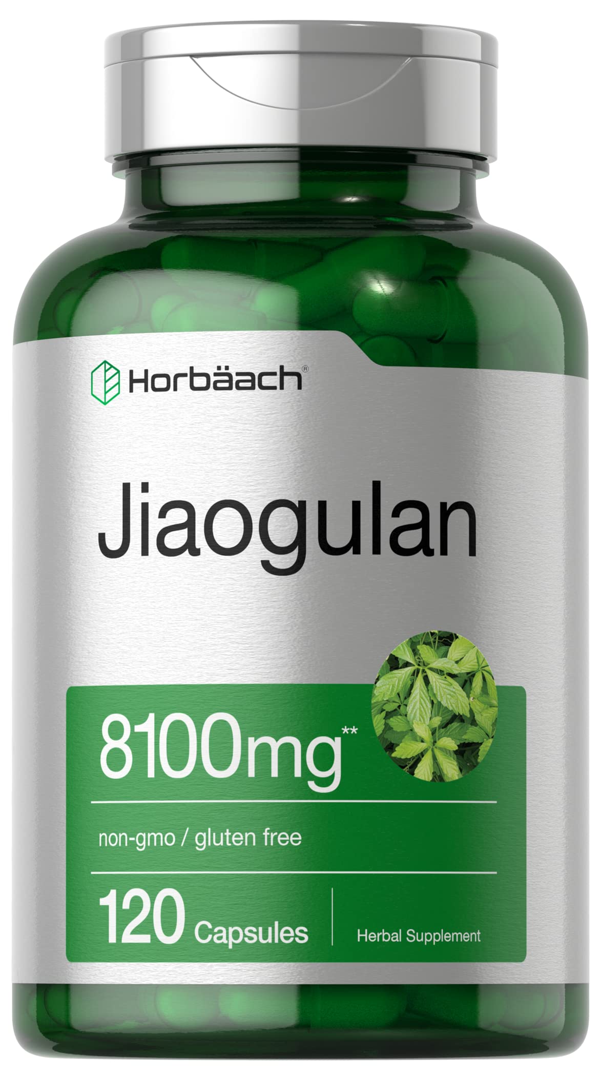 Suplemento Horbäach Jiaogulan 8100 mg 120 Unidades - Venta Internacional