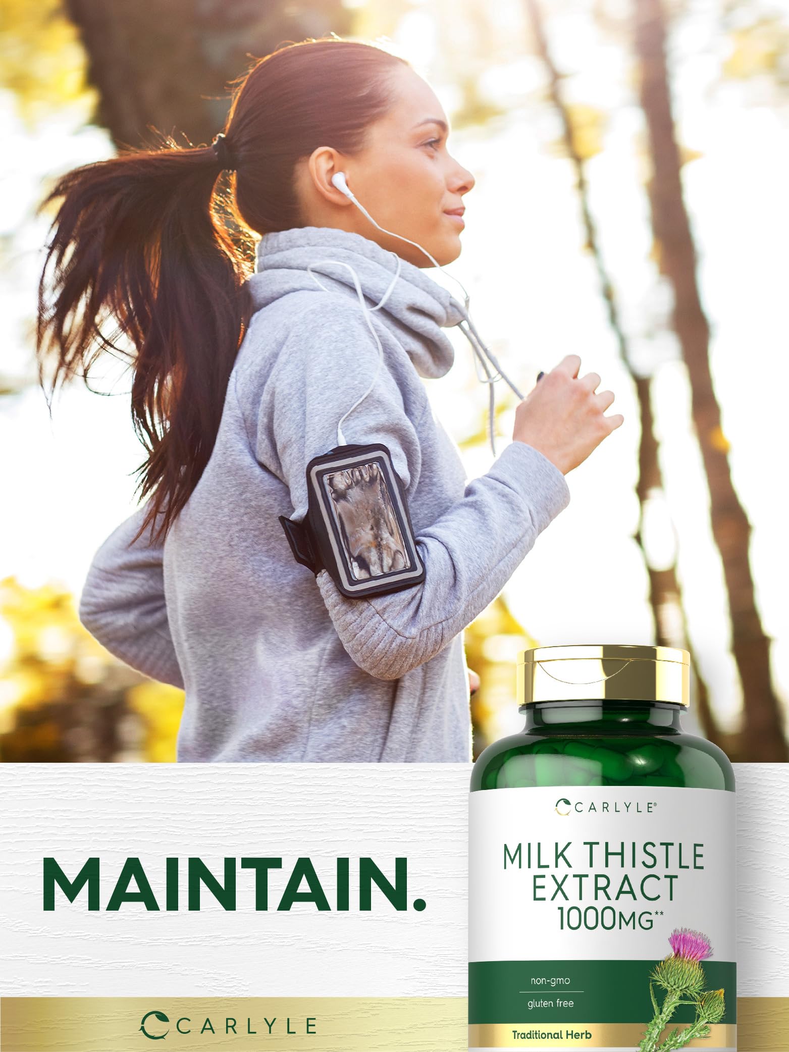 Foto 7 pulgar | Suplemento Carlyle Milk Thistle 1000 mg 300 Cápsulas - Venta Internacional