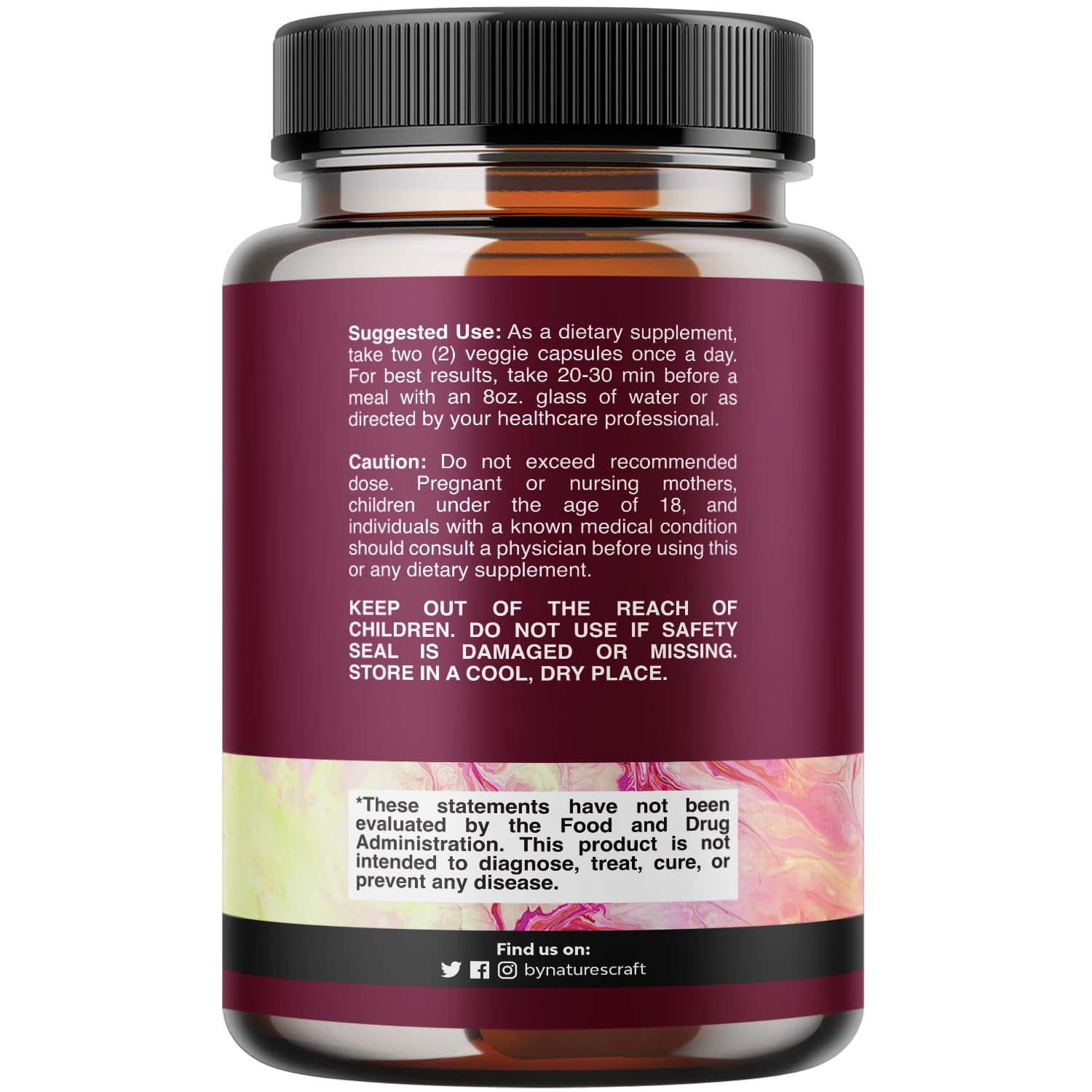 Foto 3 pulgar | Cápsulas de D-manosa Supplement Natures Craft 1000 Mg, 60 Cápsulas - Venta Internacional