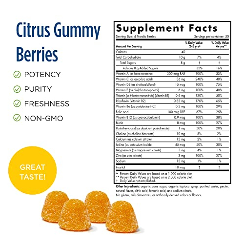 Foto 5 pulgar | Suplemento Nordic Naturals Nordic Berries Citrus 200 g - Venta Internacional