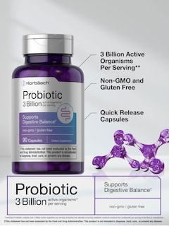 Foto 3 | Probiotic Horbäach 3 Billion Cfu 90 Cápsulas - Venta Internacional