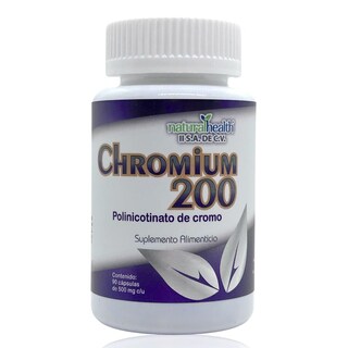 Foto 1 | Suplemento Natural Health Chromium 200 de 90 Cápsulas