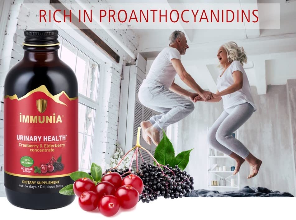 Foto 6 pulgar | Suplemento Immunia Urinary Health Arándano y Saúco 5 Ml - Venta Internacional