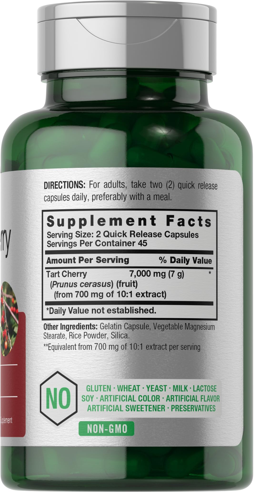 Foto 3 pulgar | Suplemento Horbaach Extractode Cereza Ácida 7000 Mg 90 Cápsulas - Venta Internacional