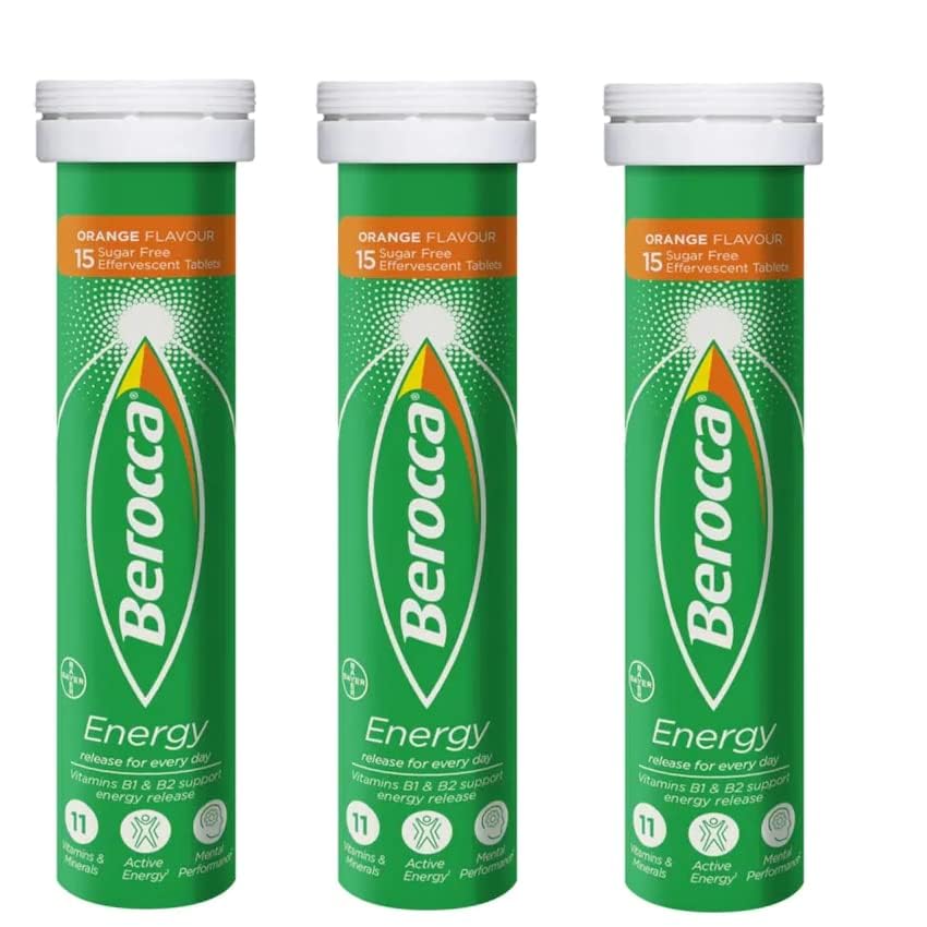 Foto 8 pulgar | Tabletas Efervescentes Berocca Orange 45 Tabletas - Venta Internacional
