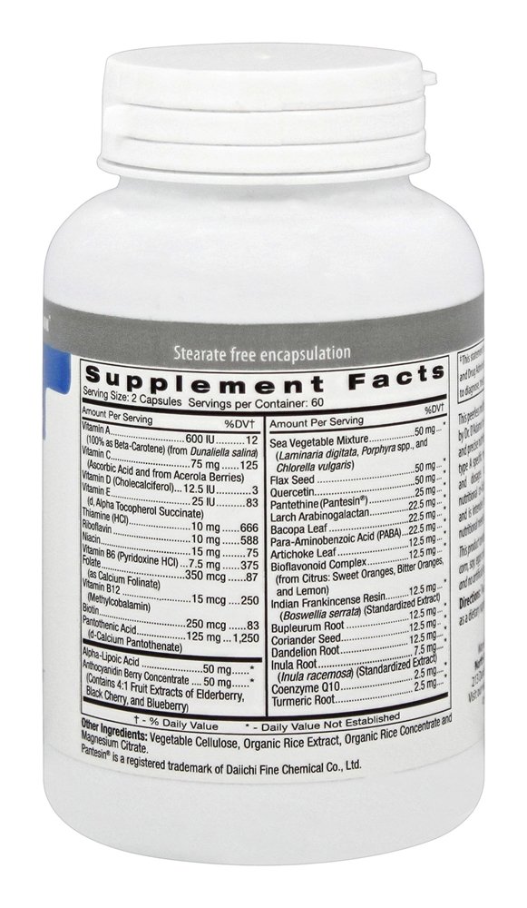 Foto 4 pulgar | Suplemento D'adamo Personalized Nutrition Polyvite A 120 Unidades - Venta Internacional