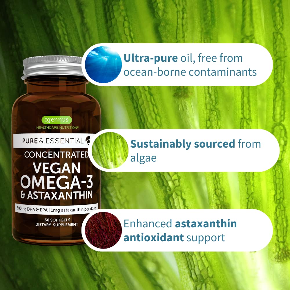 Foto 4 pulgar | Suplemento Igennus Healthcare Nutrition Omega 3 Vegan - Venta Internacional